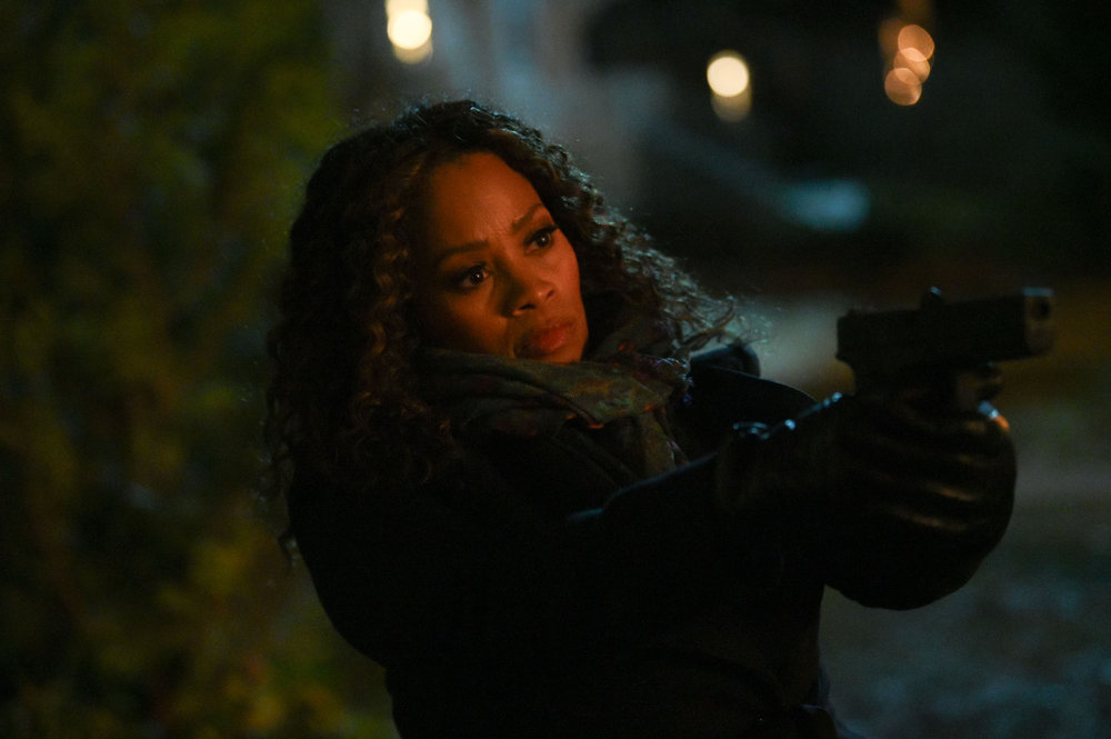 Still from The Irrational Season 1 Episode 11 of Maahra Hill as Marisa.