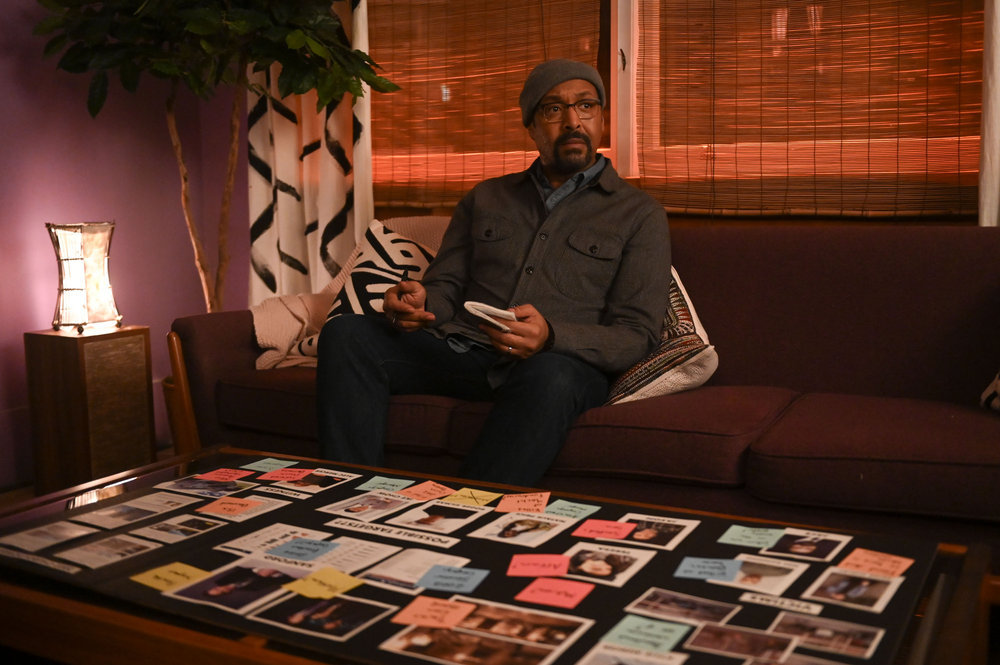Still from The Irrational Season 1 Episode 11 of Jesse L. Martin as Alec Mercer.