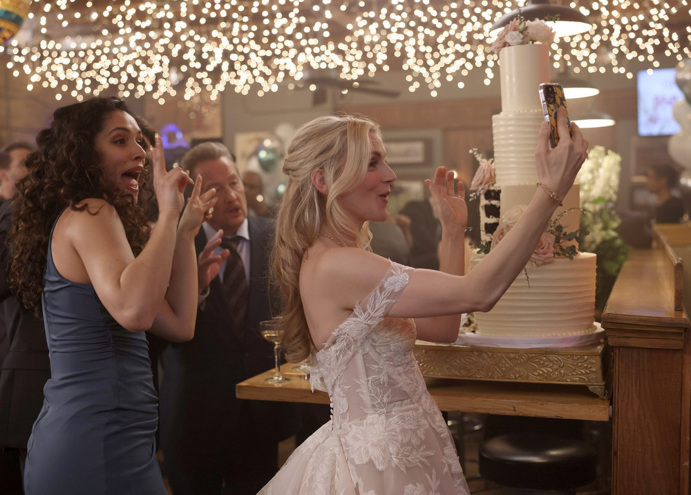 Chicago Fire Season 12 Episode 6 - Port in the Storm - Casey and Brett's wedding - Brettsey wedding - Reception at Molly's | Tell-Tale TV Chicago Fire Season 12 Episode 6 - Port in the Storm - Casey and Brett's wedding - Brettsey wedding - Reception at Molly's, Stella Kidd