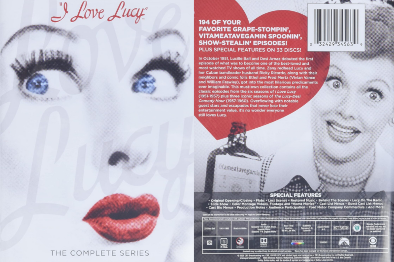 I Love Lucy The Complete Series Cover
