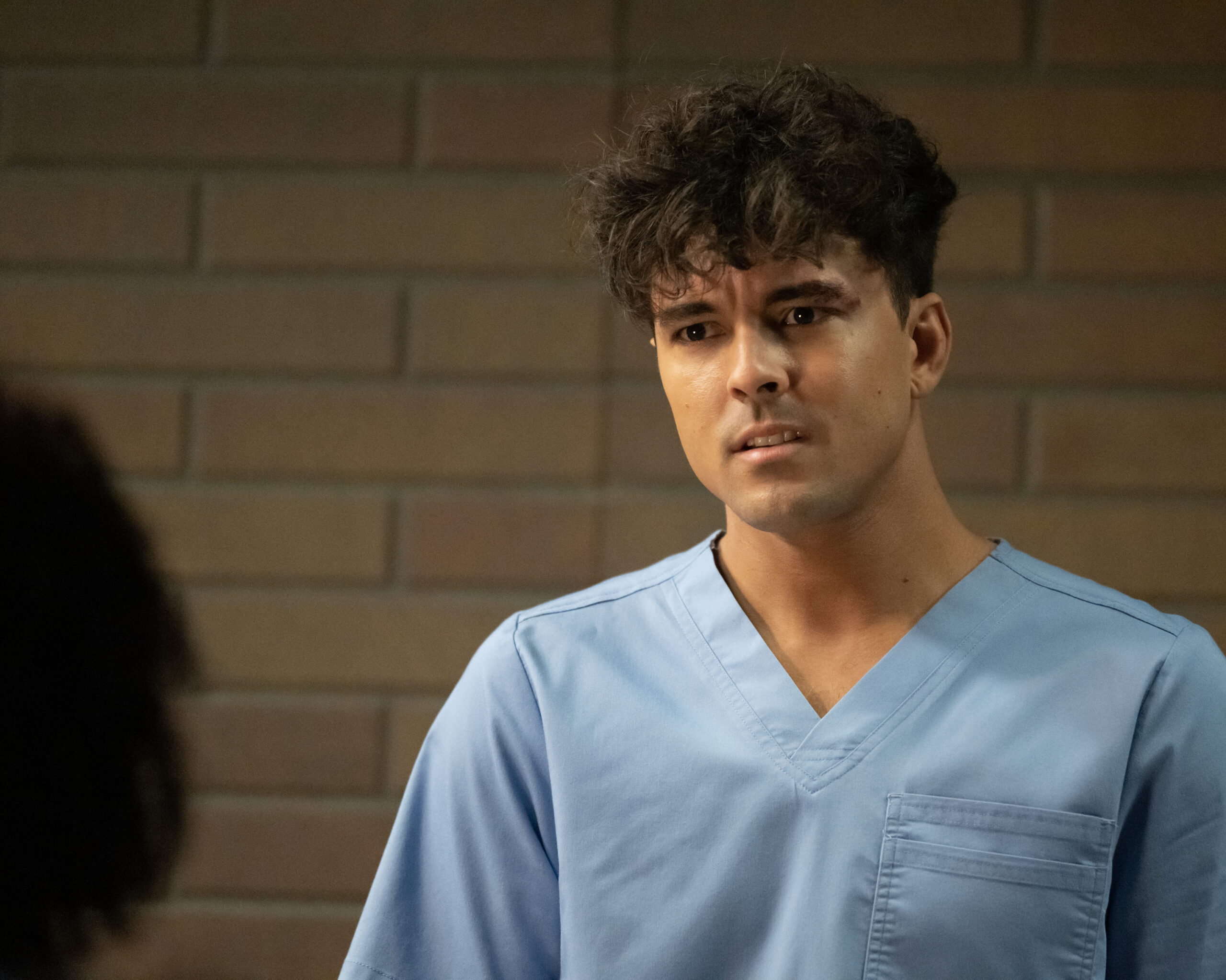 Nico Terho as Lucas Adams - GREY'S ANATOMY Season 20 Episode 1 - We've Only Just Begun