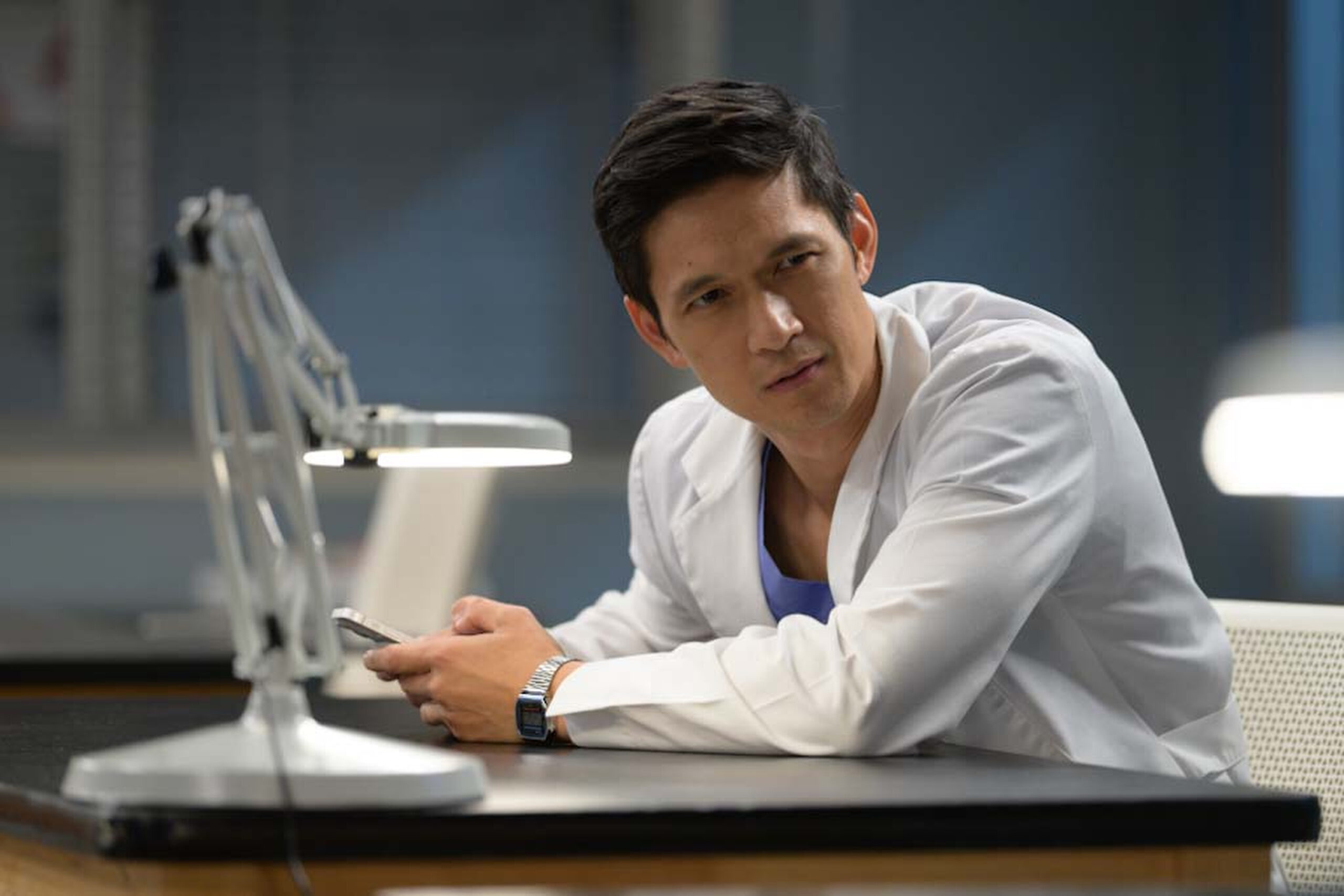 HARRY SHUM JR. as Blue - GREY'S ANATOMY Season 20 Episode 1 -We've Only Just Begun