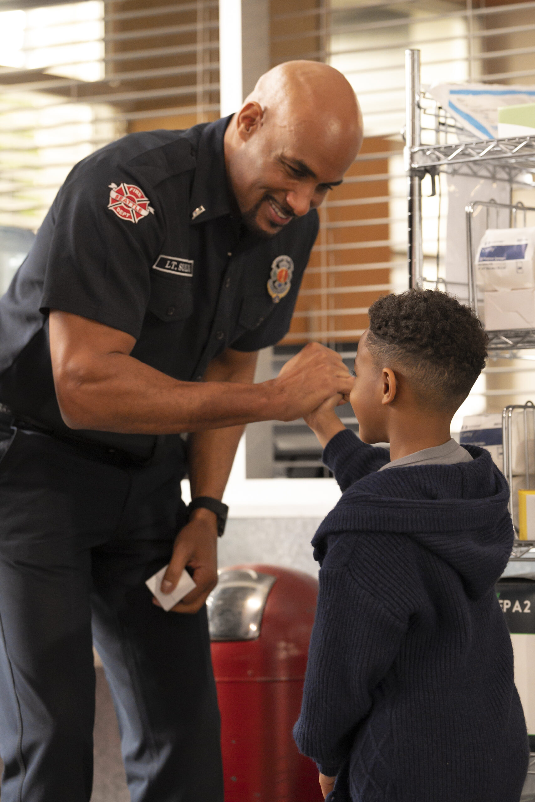 Station 19 Season 7 Episode 2, "Good Grief" -- BORIS KODJOE, JAXON COMPAS | Tell-Tale TV Station 19 Season 7 Episode 2, "Good Grief" -- BORIS KODJOE, JAXON COMPAS