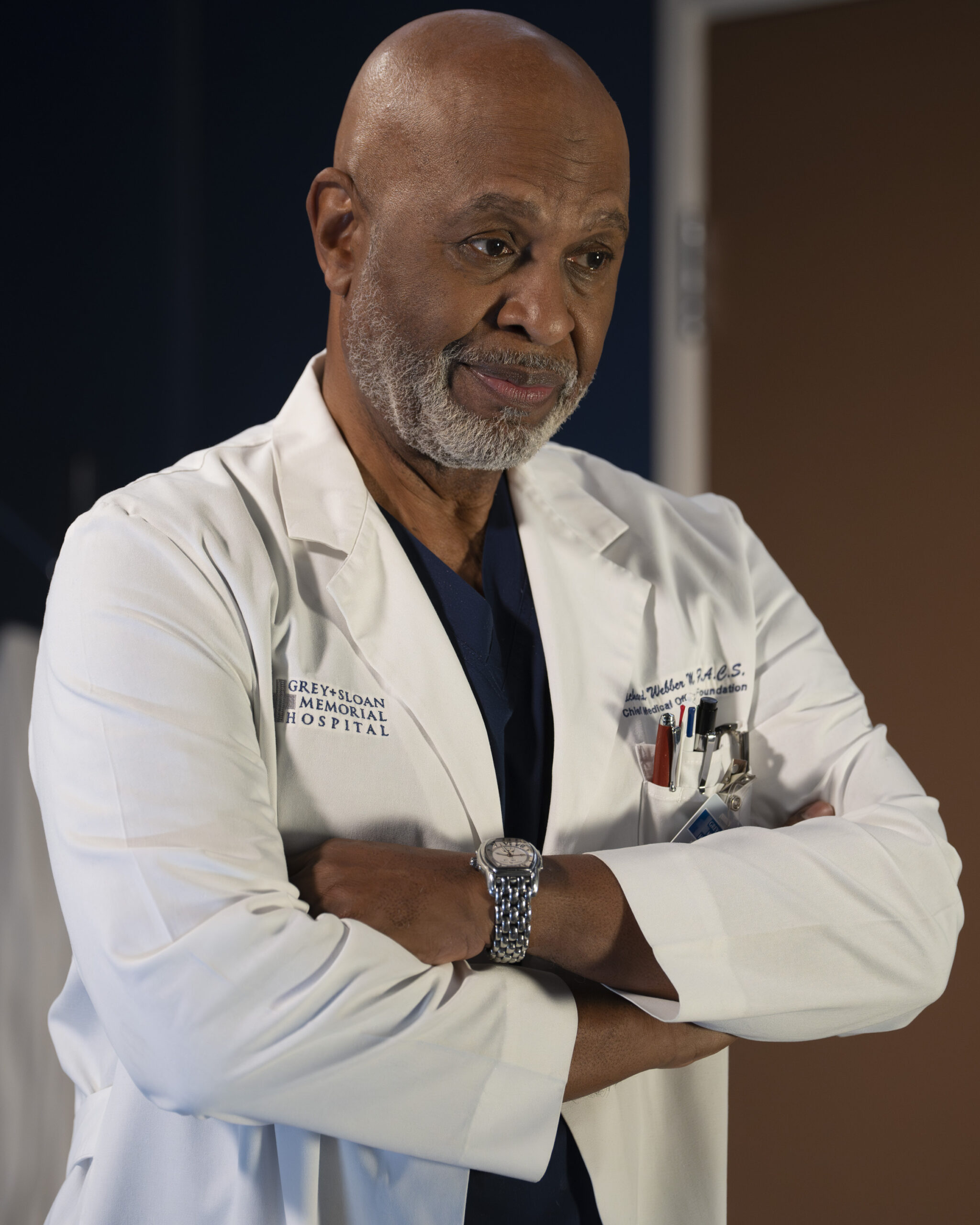 JAMES PICKENS JR. as Richard Webber on Grey's Anatomy Season 20 Episode 3, "Walk the Ocean"