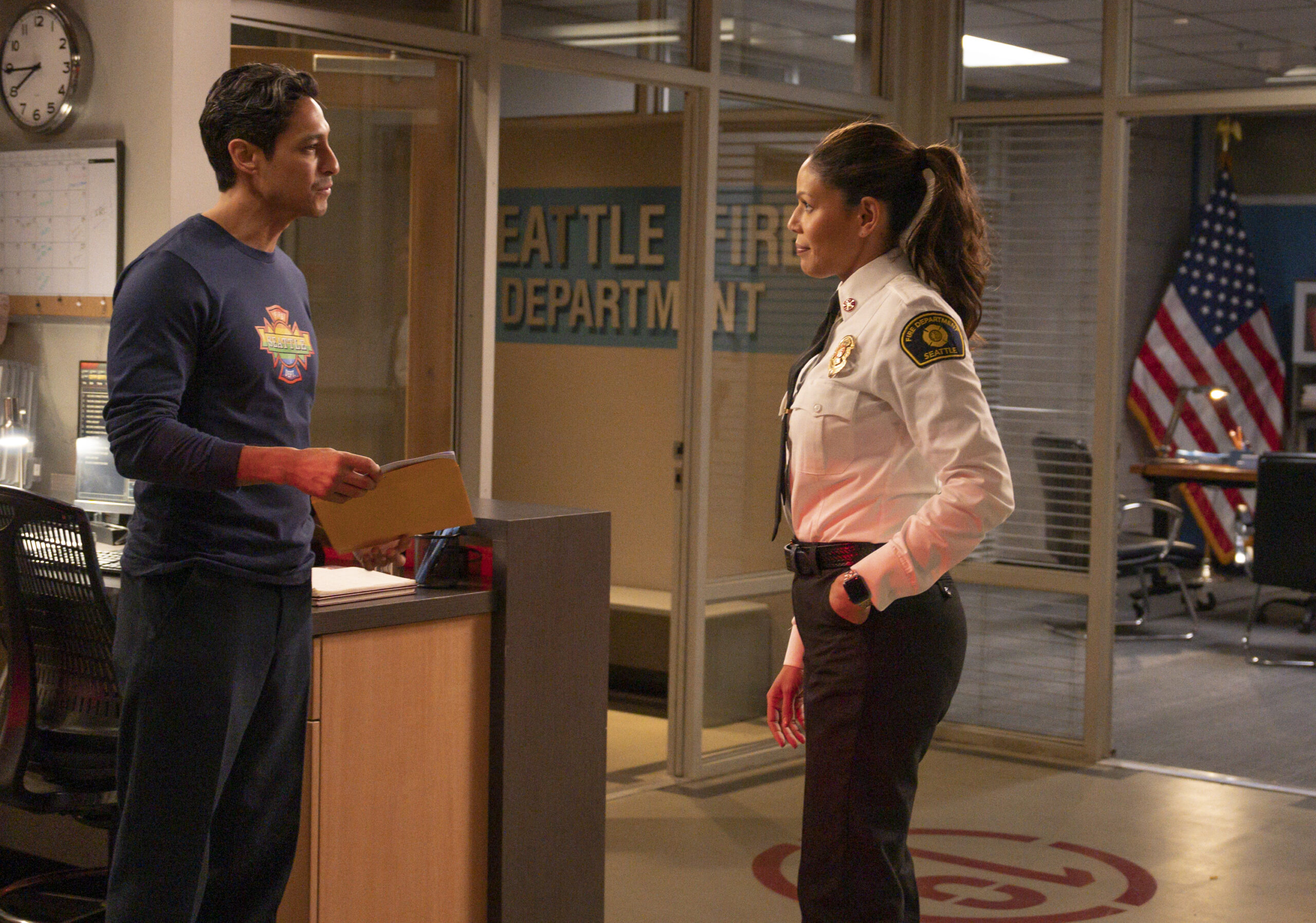 Station 19 Season 7 Episode 3, "True Colors" -- CARLOS MIRANDA, MERLE DANDRIDGE | Tell-Tale TV Station 19 Season 7 Episode 3, "True Colors" -- CARLOS MIRANDA, MERLE DANDRIDGE