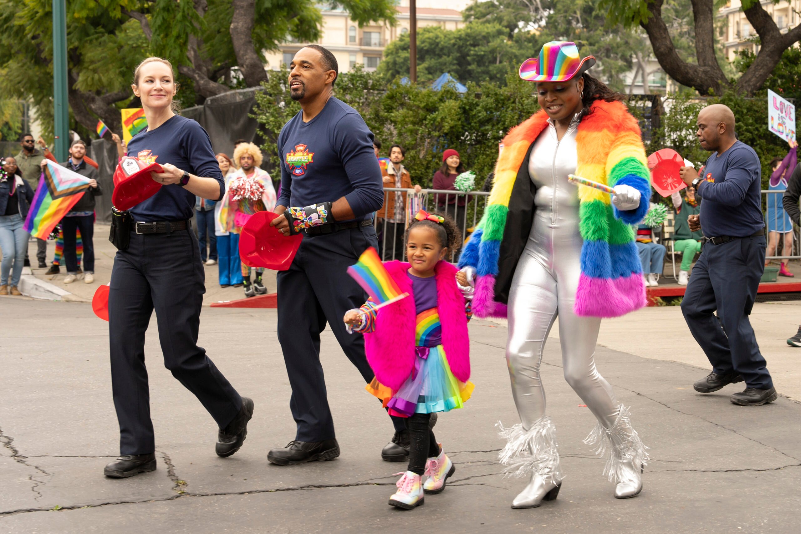 Station 19 Season 7 Episode 3, "True Colors" -- DANIELLE SAVRE, JASON GEORGE, SYMONE, JANAI KAYLANI WASHINGTON, V VIEUX | Tell-Tale TV Station 19 Season 7 Episode 3, "True Colors" -- DANIELLE SAVRE, JASON GEORGE, SYMONE, JANAI KAYLANI WASHINGTON, V VIEUX