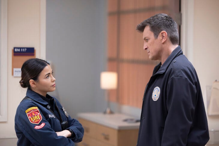 The Rookie Season 6 Episode 5, "The Vow" -- JENNA DEWAN, NATHAN FILLION | Tell-Tale TV The Rookie Season 6 Episode 5, "The Vow" -- JENNA DEWAN, NATHAN FILLION Preview — The Rookie Season 6 Episode 5: John and Bailey Must Make a Choice
