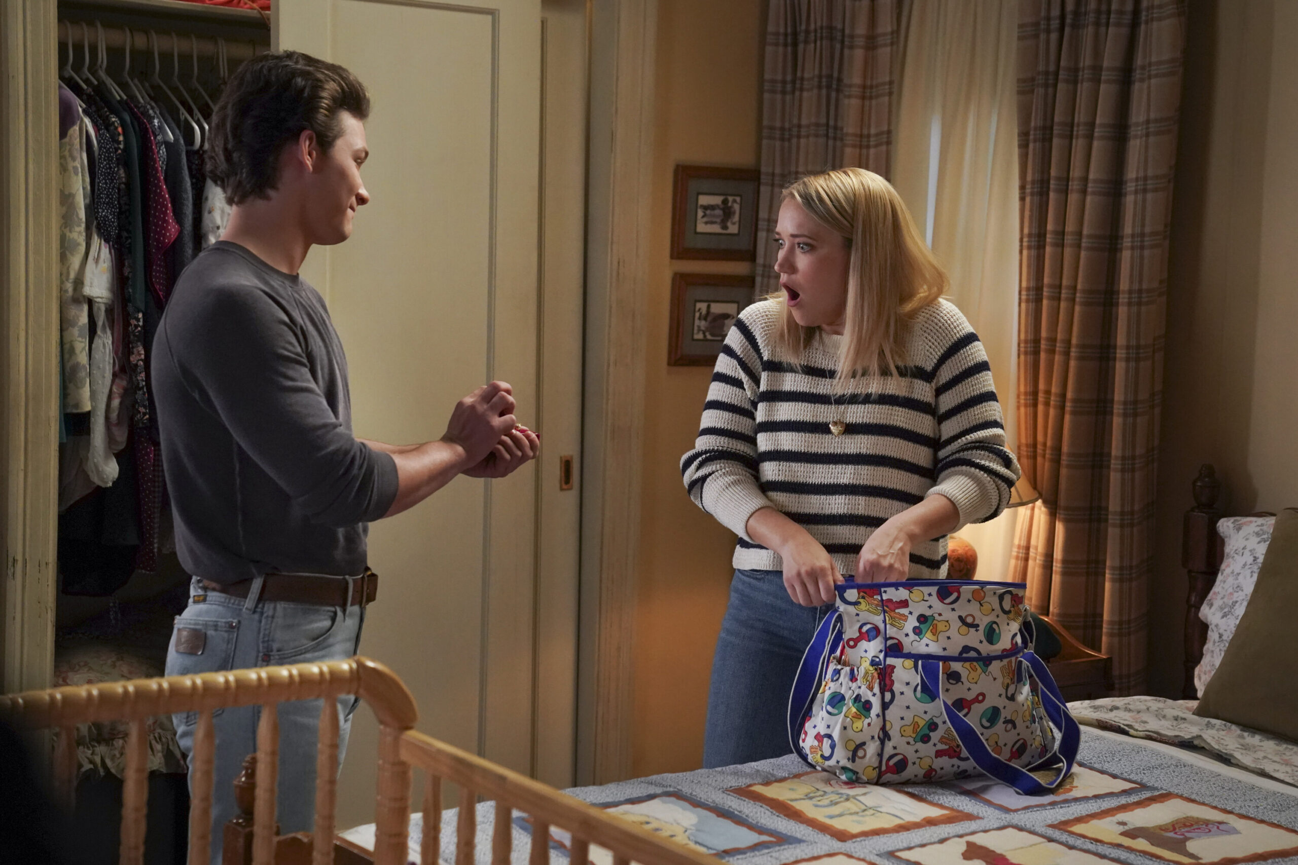 Young Sheldon Season 6 Episode 22, "A Tornado, a 10-Hour Flight and a Darn Fine Ring"