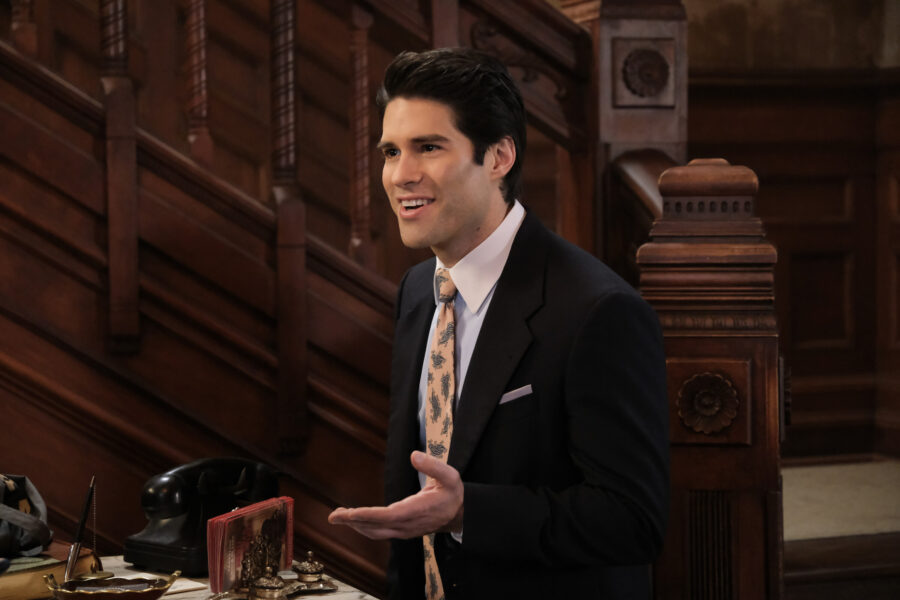 “Hello, Brother” – GHOSTS Pictured (L-R): Asher Grodman as Trevor