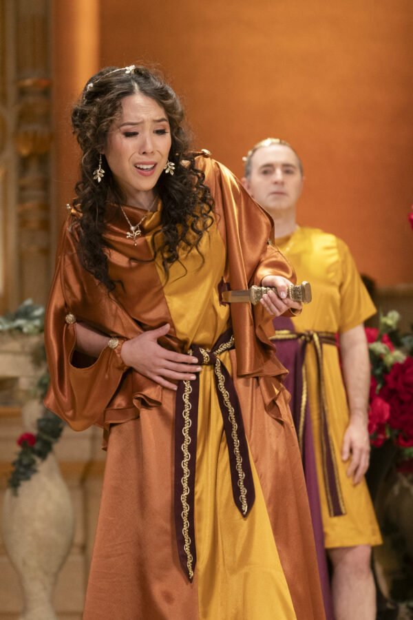 “End on a High Note” – SO HELP ME TODD. Pictured: Yu Matsushita as Aubrey