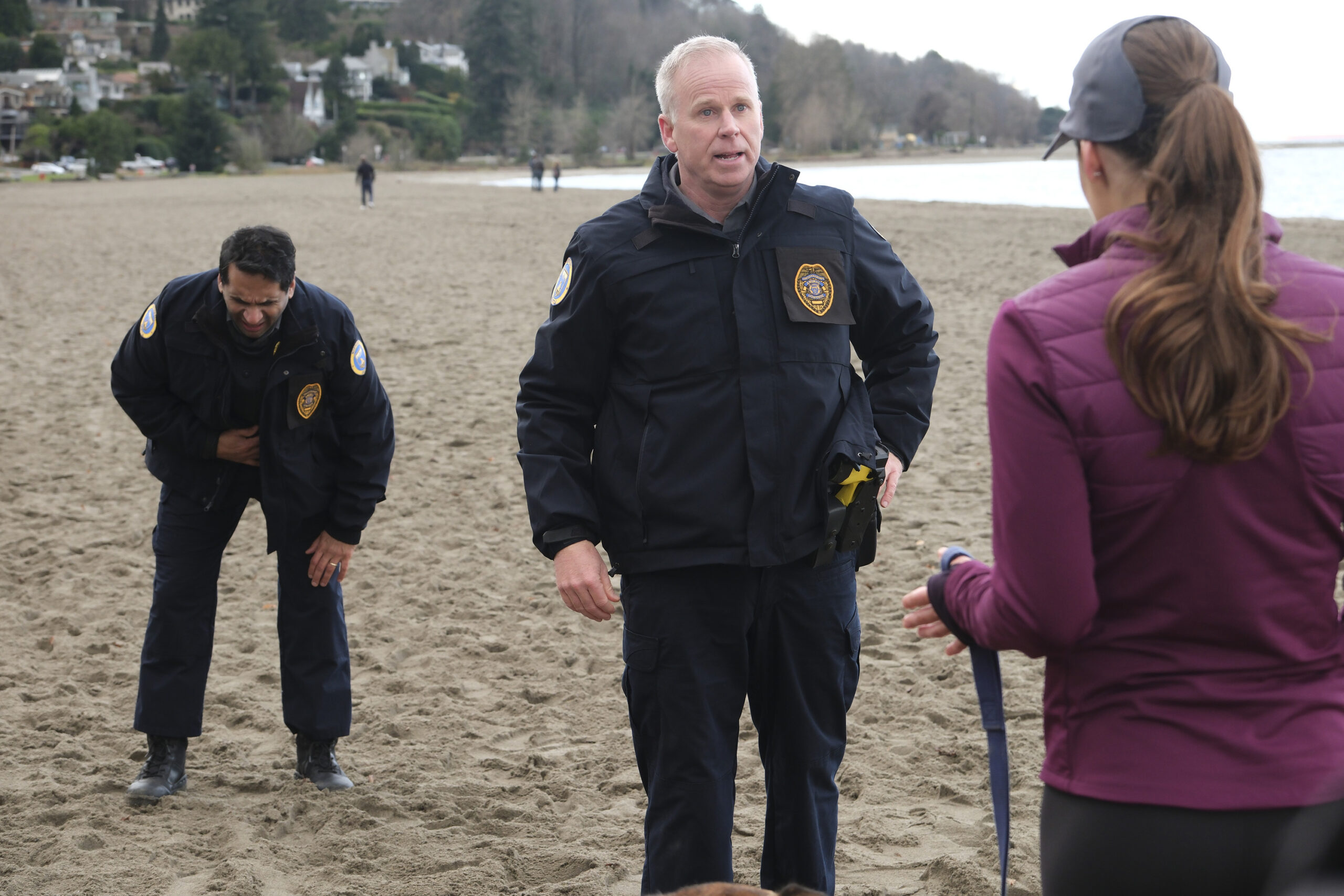 Animal Control Season 2 Episode 3, "Tortoises and Labradors" | Tell-Tale TV Animal Control Season 2 Episode 3, "Tortoises and Labradors" L-R: Ravi Patel, guest star Gerry Dee and guest star Mackenzie Cardwell