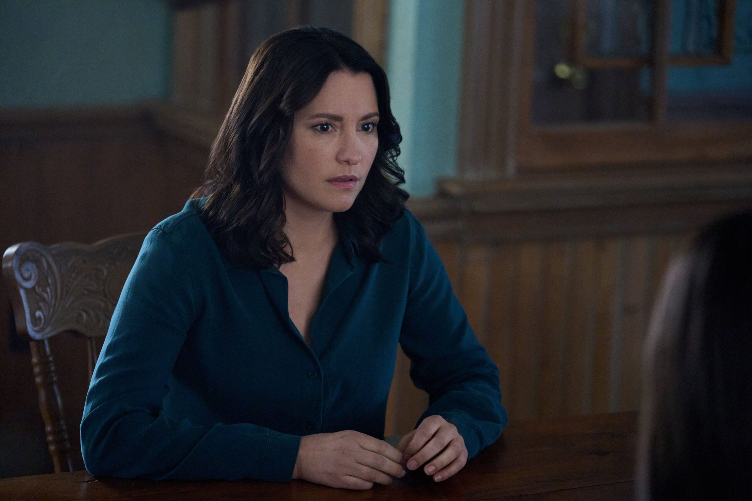 Chyler Leigh as Kat Landry on The Way Home Season 2 Episode 10