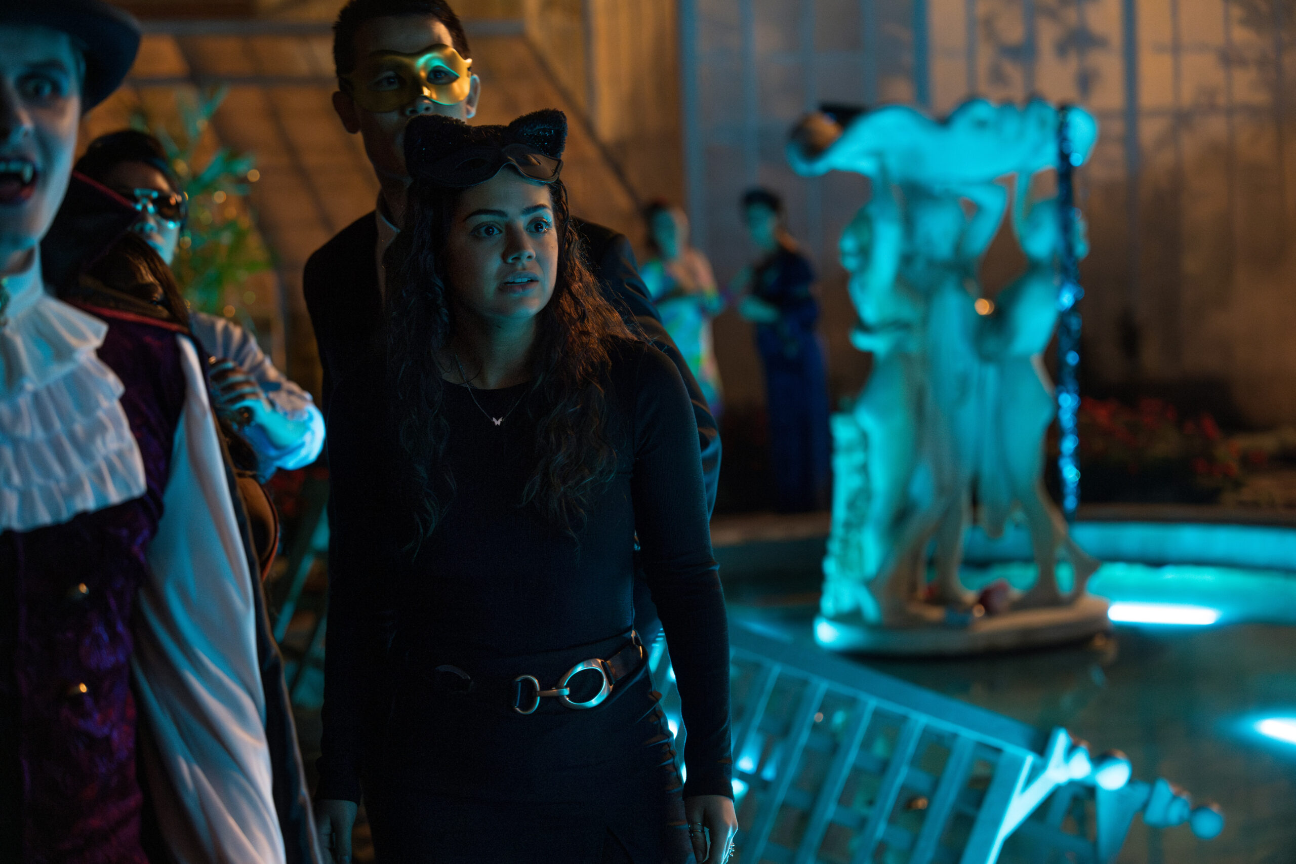 Sadie Laflamme-Snow as Alice, wearing cat ears, The Way Home Season 2 Episode 8 titled "Lose Yourself"