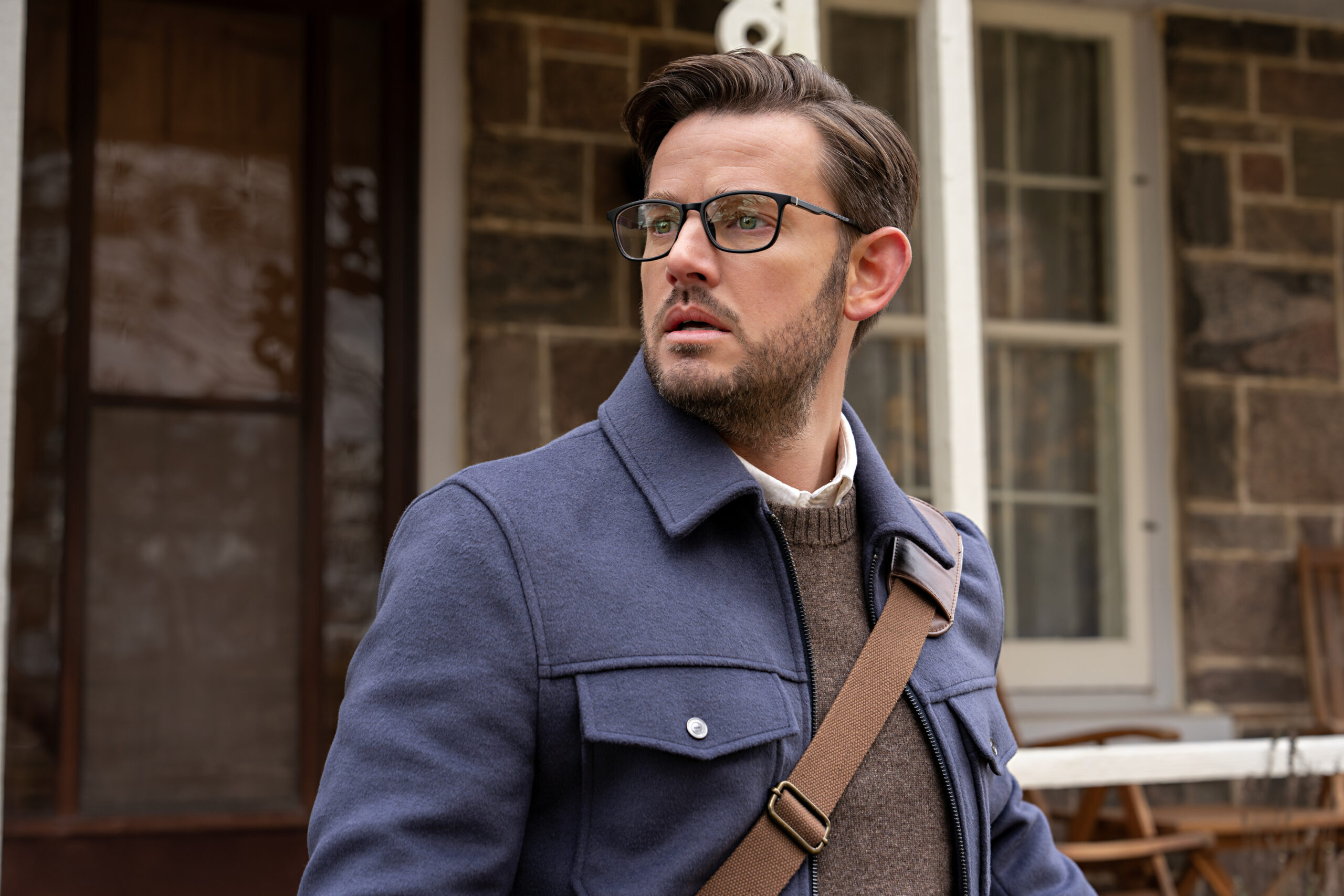 Evan Williams as Elliot, blue jacket, The Way Home Season 2 Episode 8 titled "Lose Yourself"