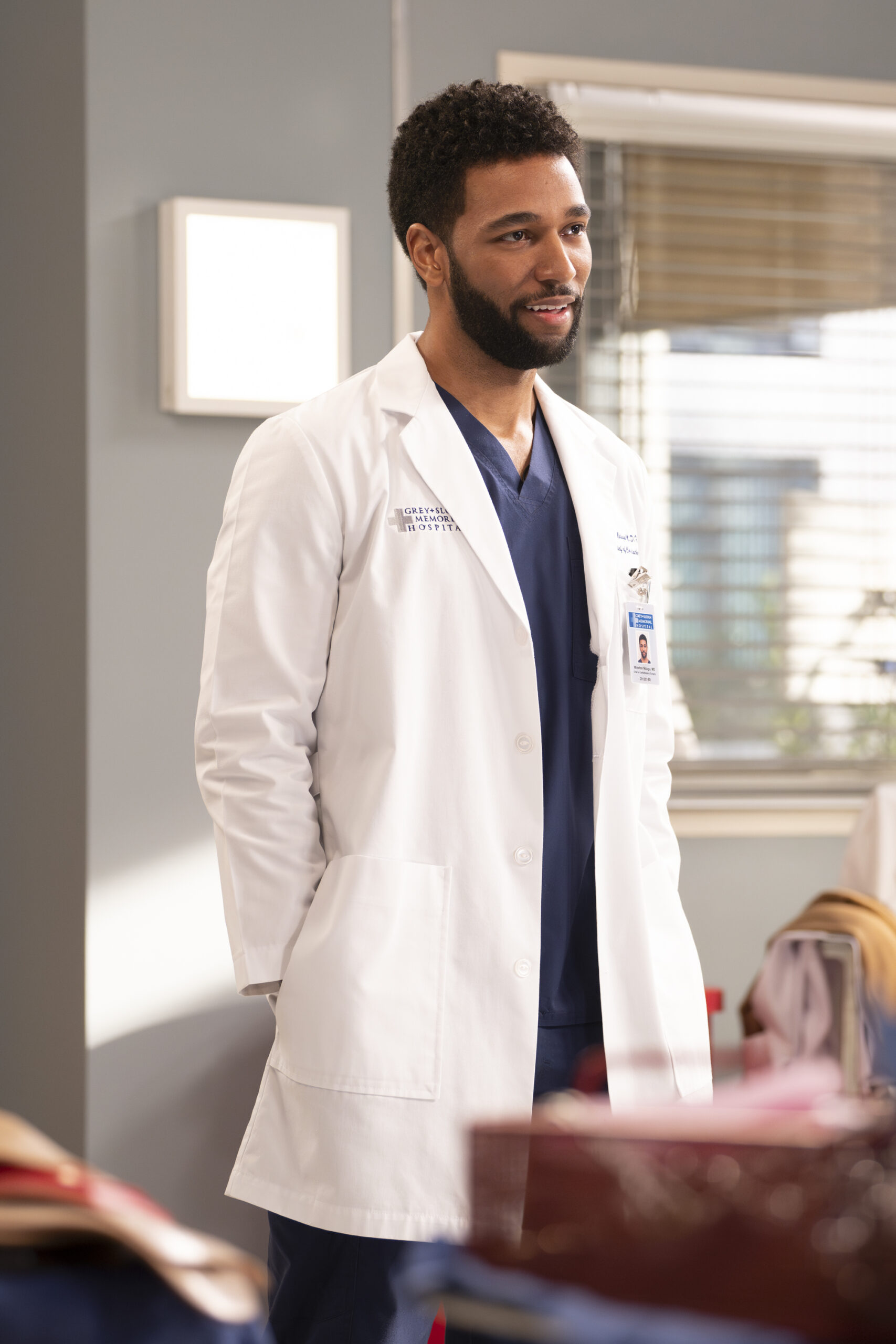 ANTHONY HILL as Winston - Grey's Anatomy Season 20 Episode 4