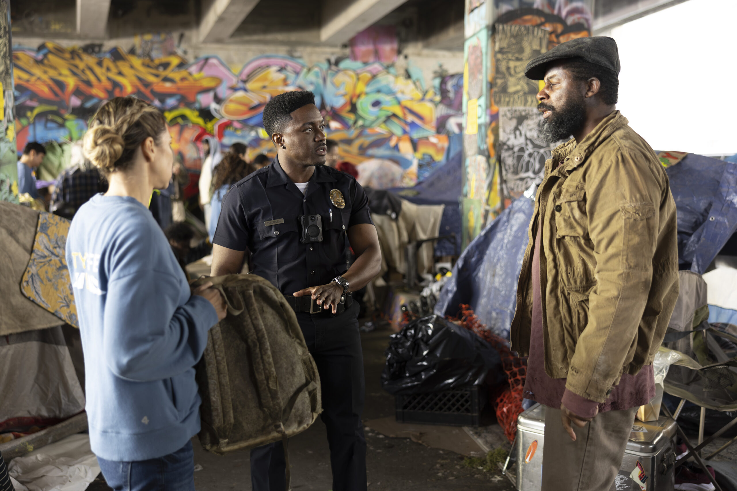 The Rookie Season 6 Episode 6, "Secrets and Lies" -- ALICE FORD, TRU VALENTINO, KEDRICK BROWN | Tell-Tale TV The Rookie Season 6 Episode 6, "Secrets and Lies" -- ALICE FORD, TRU VALENTINO, KEDRICK BROWN