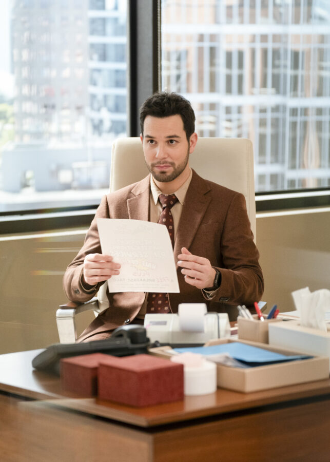 “Faux-Bituary” – SO HELP ME TODD, Pictured: Skylar Astin as Todd Wright