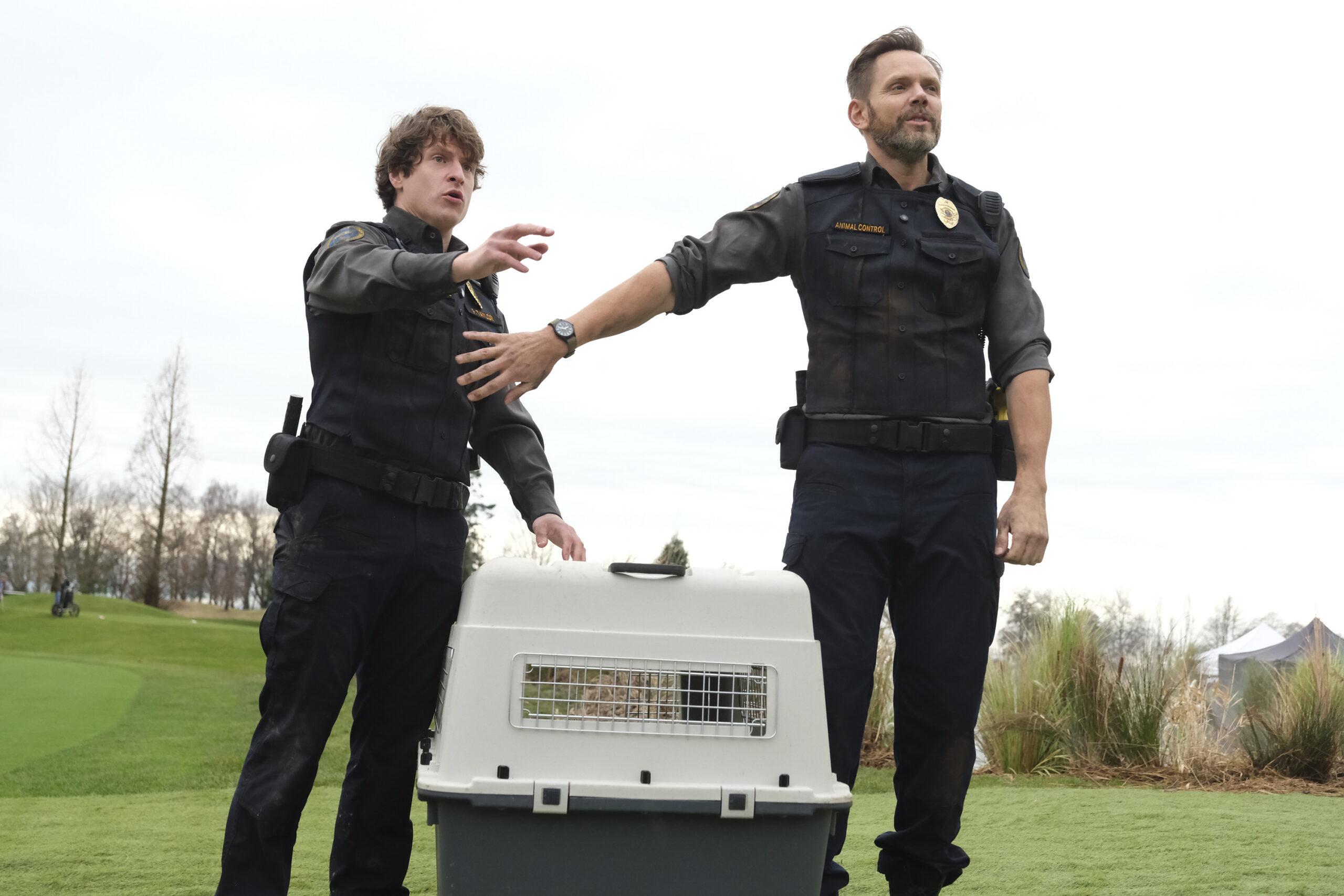 Animal Control Season 2 Episode 7, "Skunks and Swans" -- MICHAEL ROWLAND, JOEL MCHALE | Tell-Tale TV Animal Control Season 2 Episode 7, "Skunks and Swans" -- MICHAEL ROWLAND, JOEL MCHALE