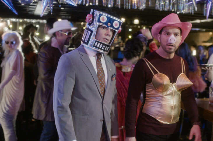 “Is the Jury Out?” – SO HELP ME TODD Pictured: Matthew Wilkas as Lawrence Wright and Skylar Astin as Todd Wright