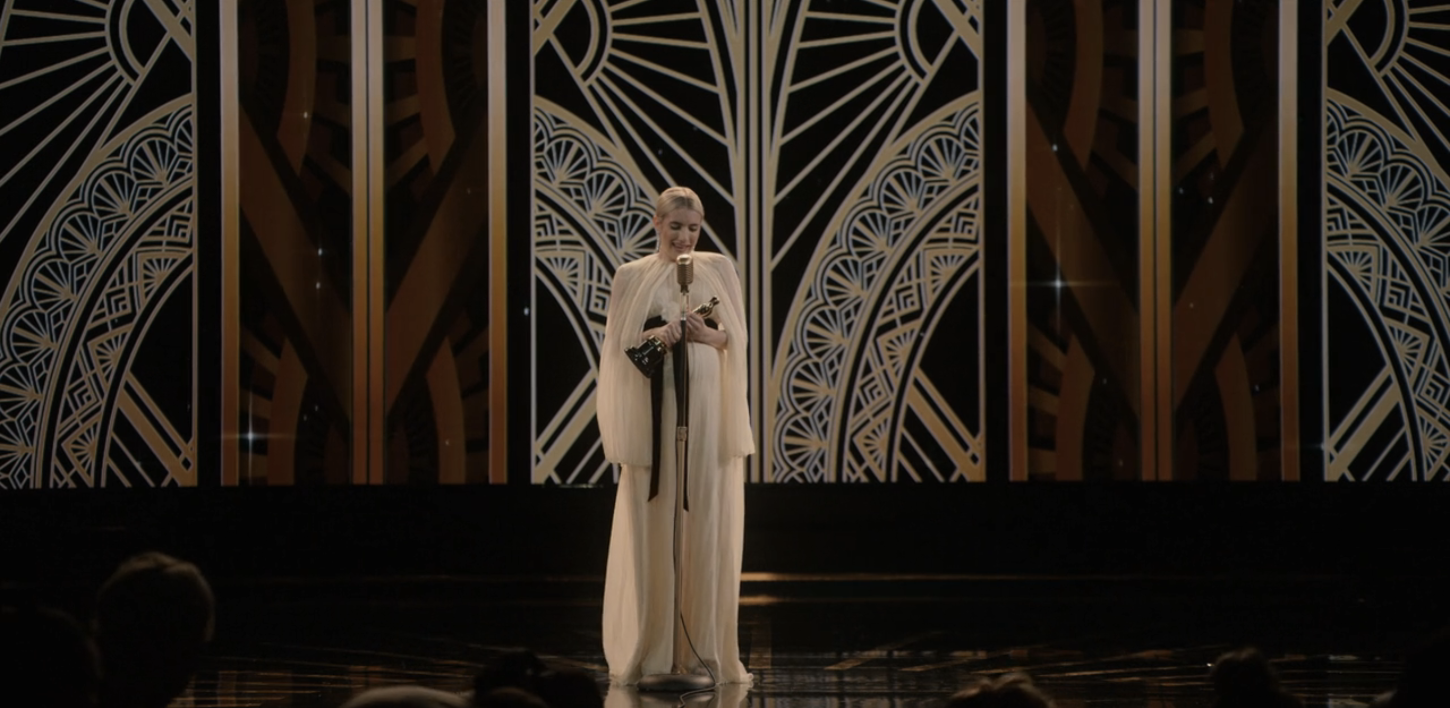 American Horror Story: Delicate Season 12 Episode 8, "Little Gold Man."Emma Roberts as Anna Victoria Alcott