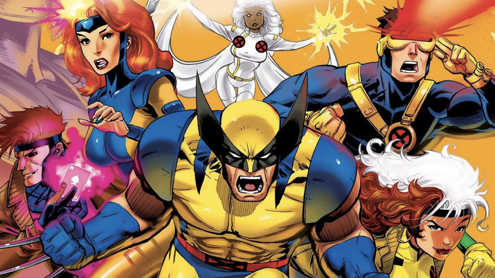 l-intro-1708882975 | Tell-Tale TV X-Men 1992 poster Gambit Jean Grey Wolverine Storm Cyclops Rogue