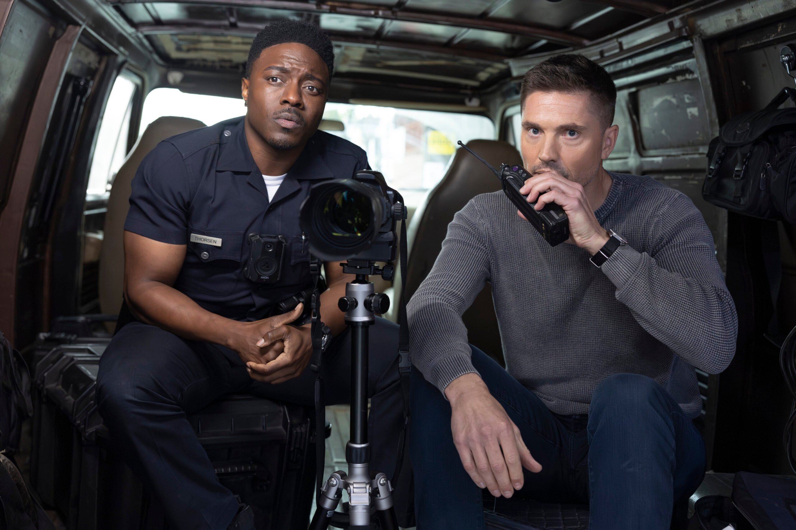 The Rookie Season 6 Episode 8, "Punch Card" -- TRU VALENTINO, ERIC WINTER