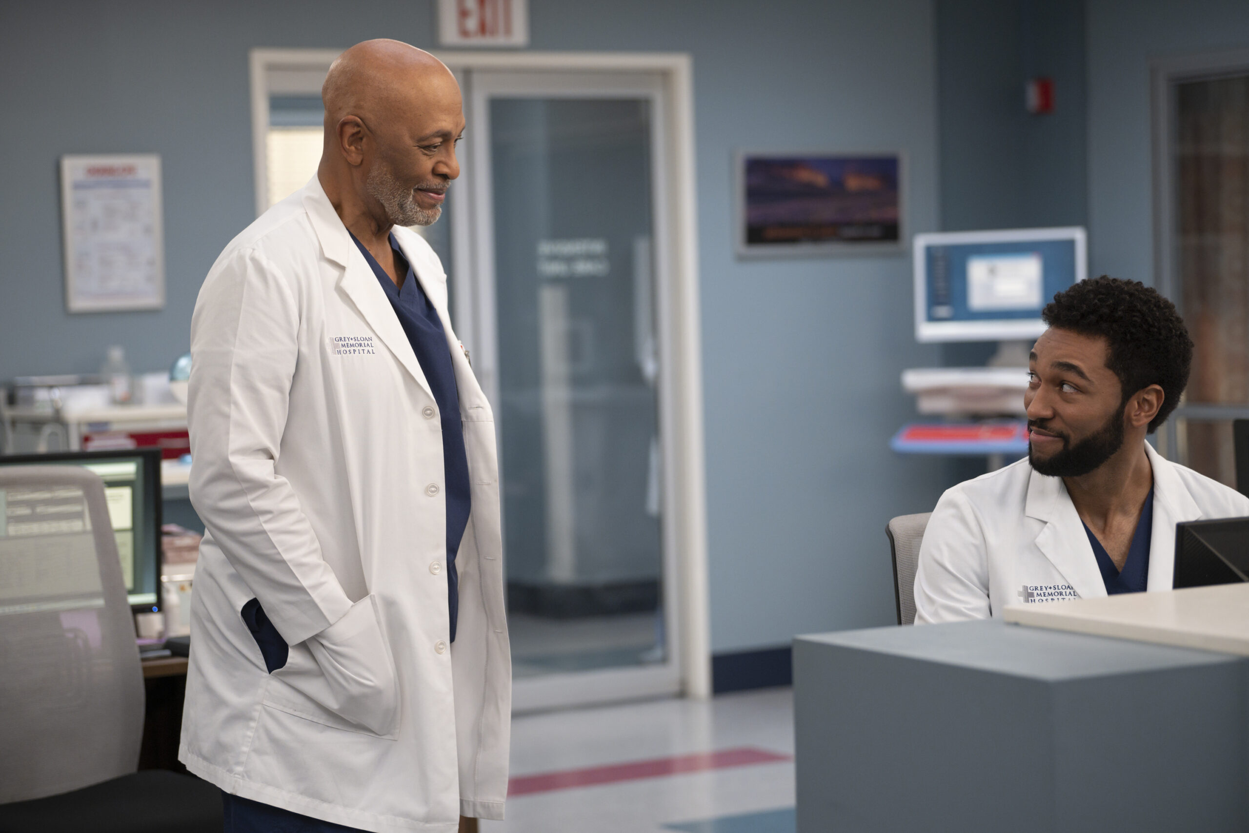 Grey's Anatomy Season 20 Episode - She Used to Be Mine - JAMES PICKENS JR., ANTHONY HILL