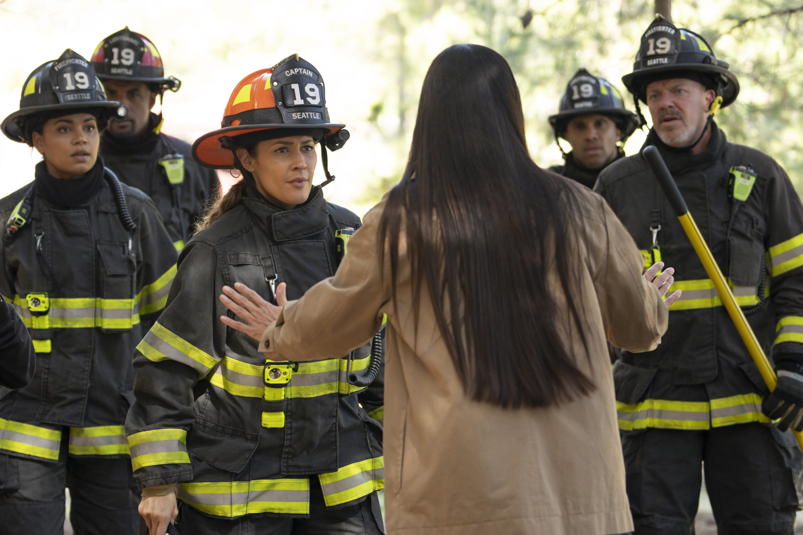 Station 19 Season 7 Episode 7, "Give It All" -- BARRETT DOSS, BORIS KODJOE, JAINA LEE ORTIZ | Tell-Tale TV Station 19 Season 7 Episode 7, "Give It All" -- BARRETT DOSS, BORIS KODJOE, JAINA LEE ORTIZ
