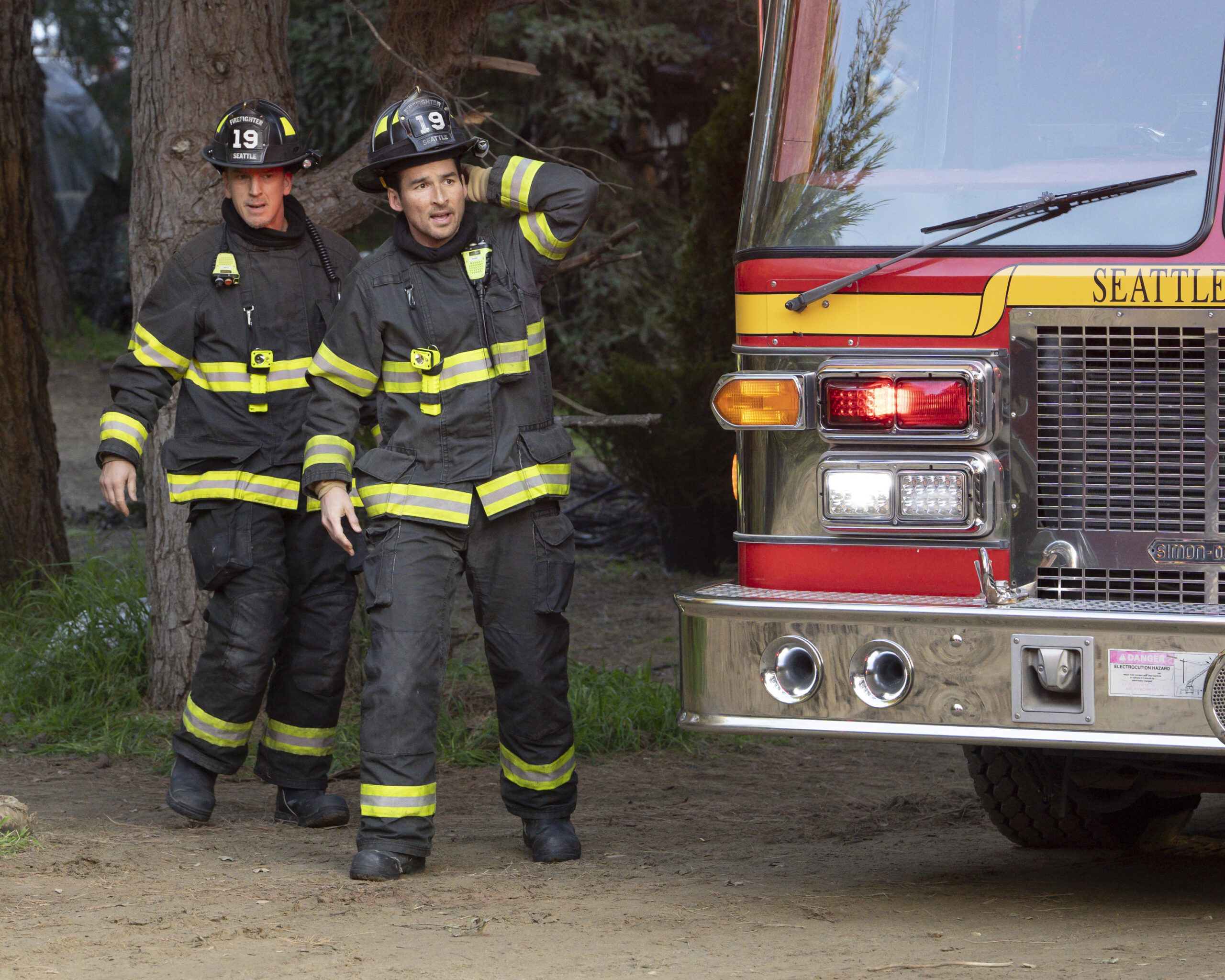 Station 19 Season 7 Episode 7, "Give It All" -- JOSH RANDALL, JAY HAYDEN | Tell-Tale TV Station 19 Season 7 Episode 7, "Give It All" -- JOSH RANDALL, JAY HAYDEN