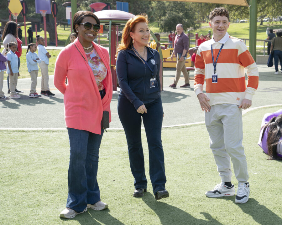 SHERYL LEE RALPH, LISA ANN WALTER, CHRIS PERFETTI — ABBOTT ELEMENTARY - "Smith Playground"