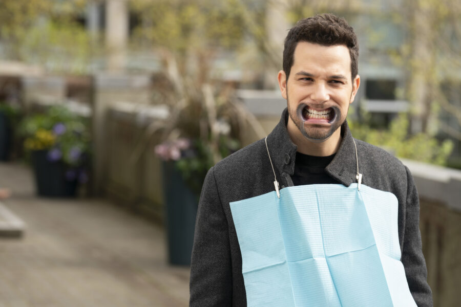 “The Tooth Is Out There” – SO HELP ME TODD. Pictured: Skylar Astin as Todd Wright