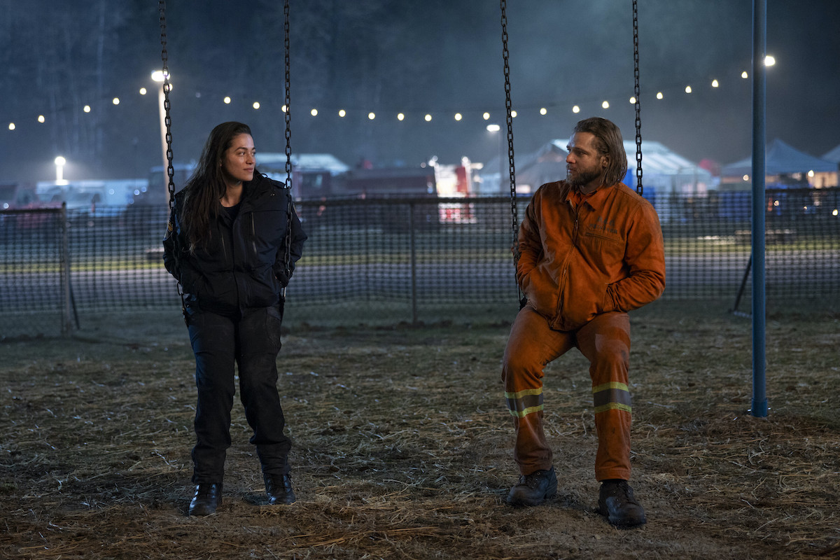 Fire Country Season 2 Episode 9 No Future, No Consequences tephanie Arcila as Gabriela Perez and Max Thieriot as Bode Leone