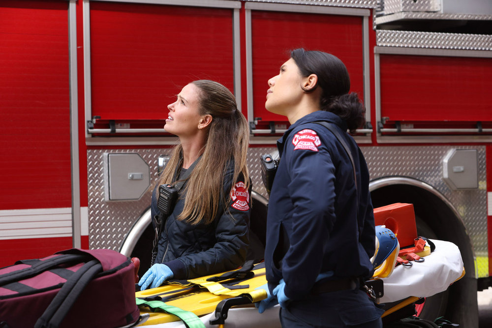 Chicago Fire Season 12 Episode 13. Never Say Goodbye. Season finale episode. Jocelyn Hudon as Novak, Hanako Greensmith as Violet Mikami