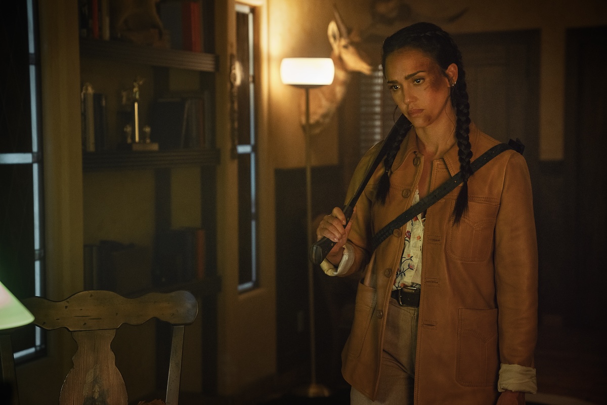 TRIGGER WARNING Jessica Alba as Parker