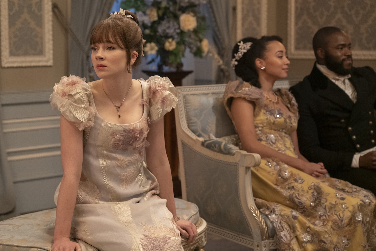 BRIDGERTON Season 3 Episode 5 | Tell-Tale TV BRIDGERTON Season 3 Episode 5 Claudia Jessie as Eloise Bridgerton, Emma Naomi as Alice Mondrich, Martins Imhangbe as Will Mondrich