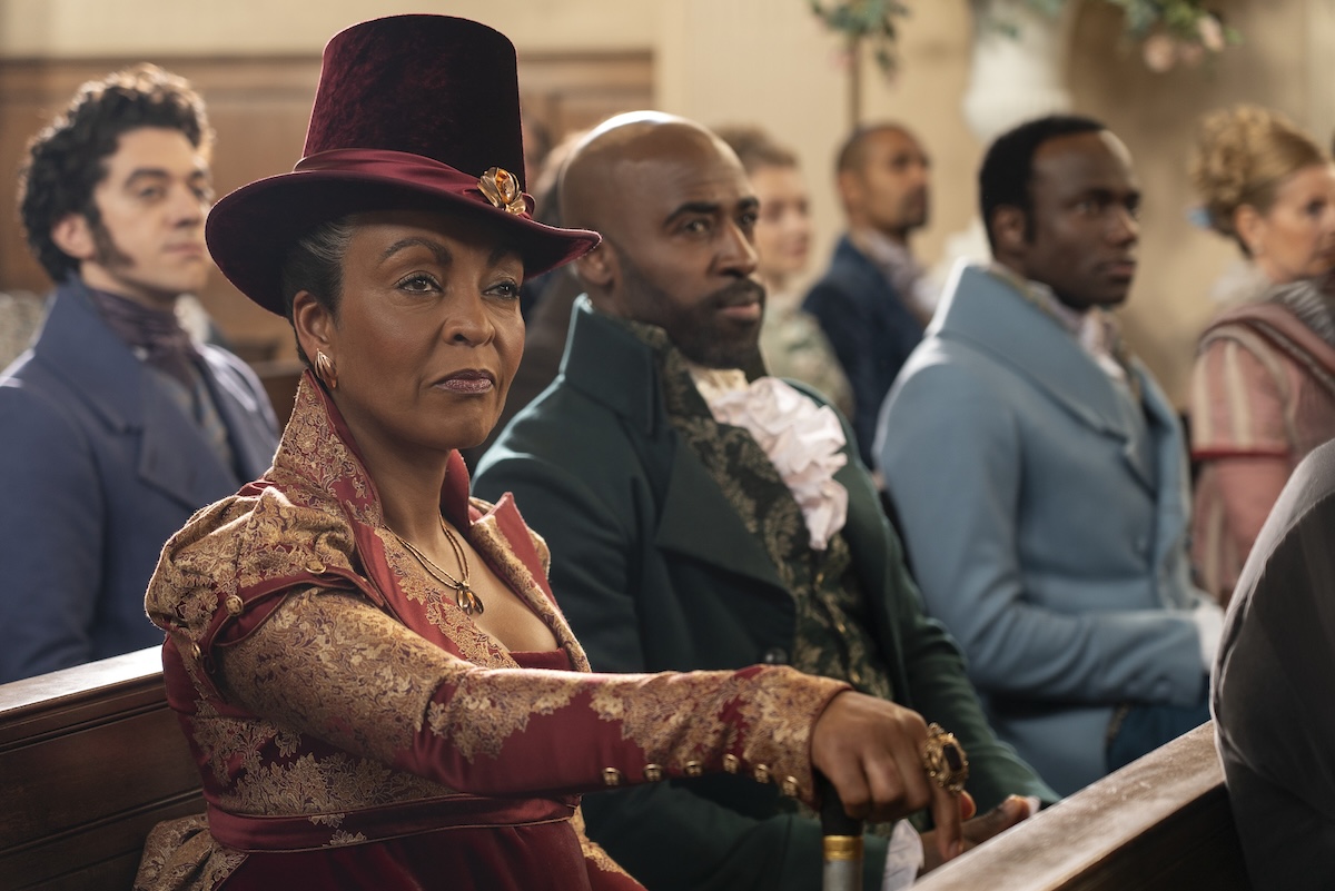 BRIDGERTON Season 3 Episode 6 | Tell-Tale TV BRIDGERTON Season 3 Episode 6 Adjoa Andoh as Lady Agatha Danbury, Daniel Francis as Lord Anderson