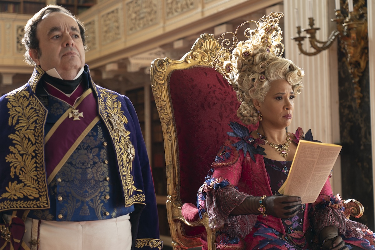 BRIDGERTON Season 3 Episode 7 | Tell-Tale TV BRIDGERTON Season 3 Episode 7 Hugh Sachs as Brimsley, Golda Rosheuvel as Queen Charlotte