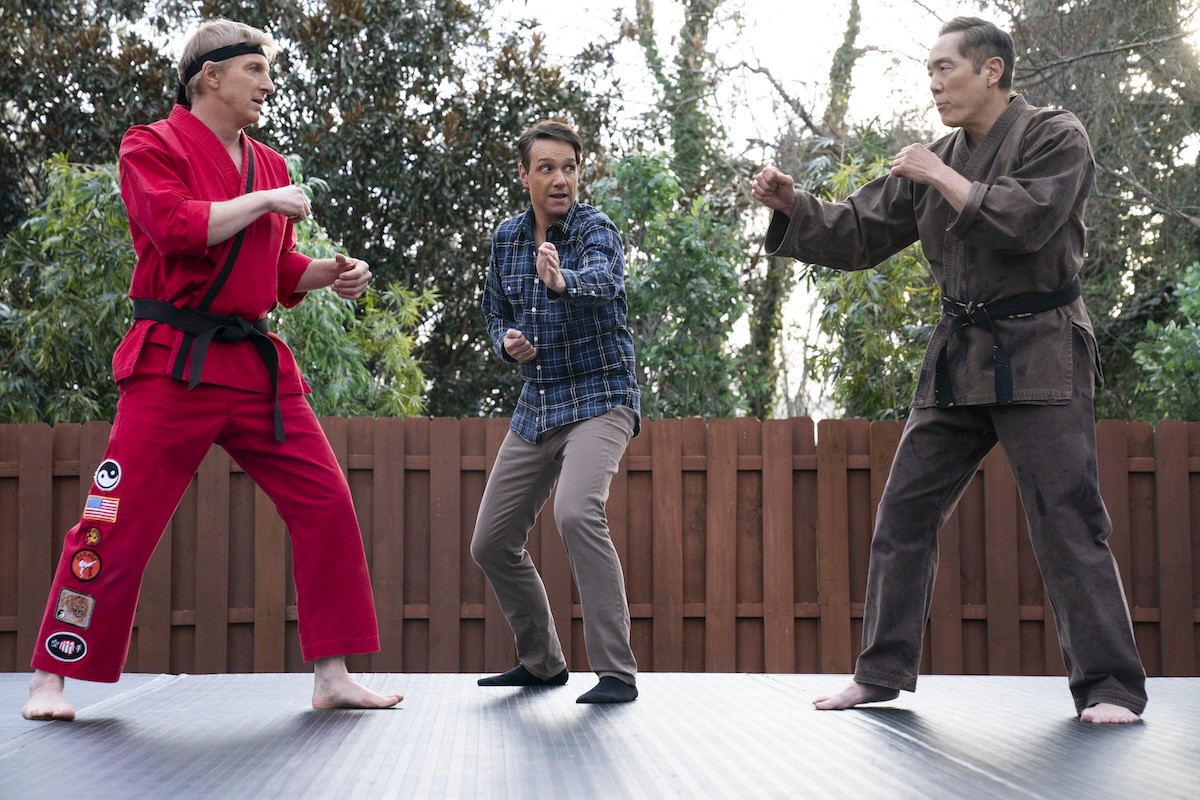 Cobra Kai Season 6 | Tell-Tale TV Cobra Kai Season 6 William Zabka as Johnny Lawrence, Ralph Macchio as Daniel LaRusso, Yuji Okumoto as Chozen