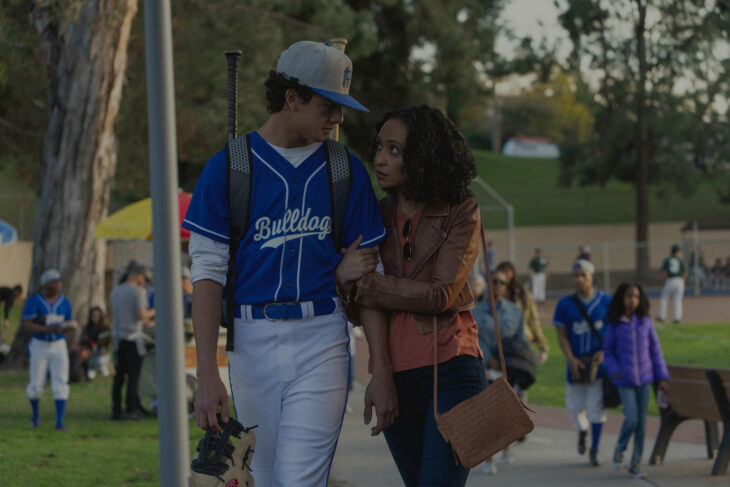 Presumed_Innocent_Photo_010306 | Tell-Tale TV Kingston Rumi Southwick in a baseball unifrom walking with Ruth Negga. Presumed Innocent Season 1 Episode 3 Review: Discovery