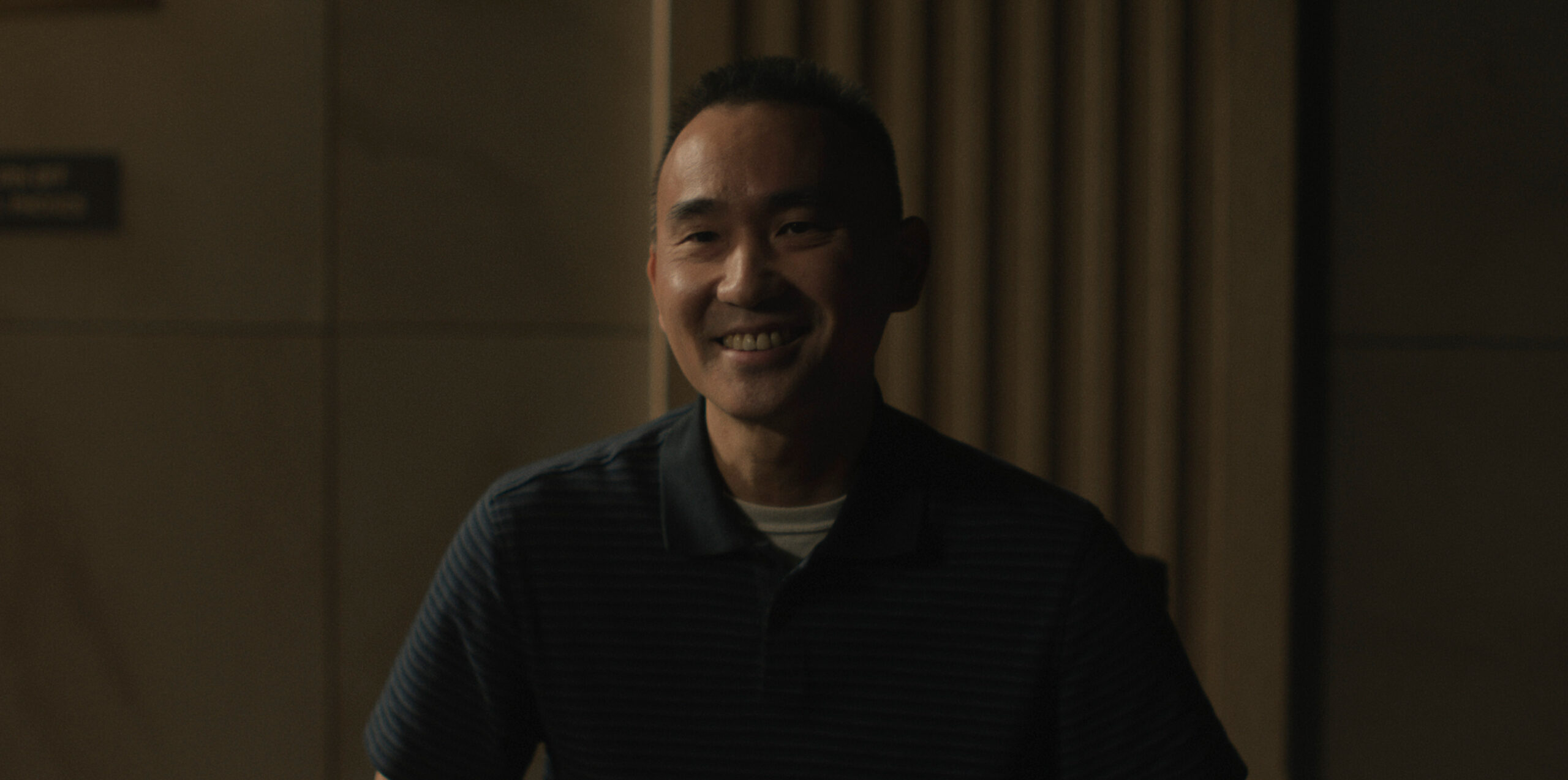 Closeup of James Hiroyuki Liao.