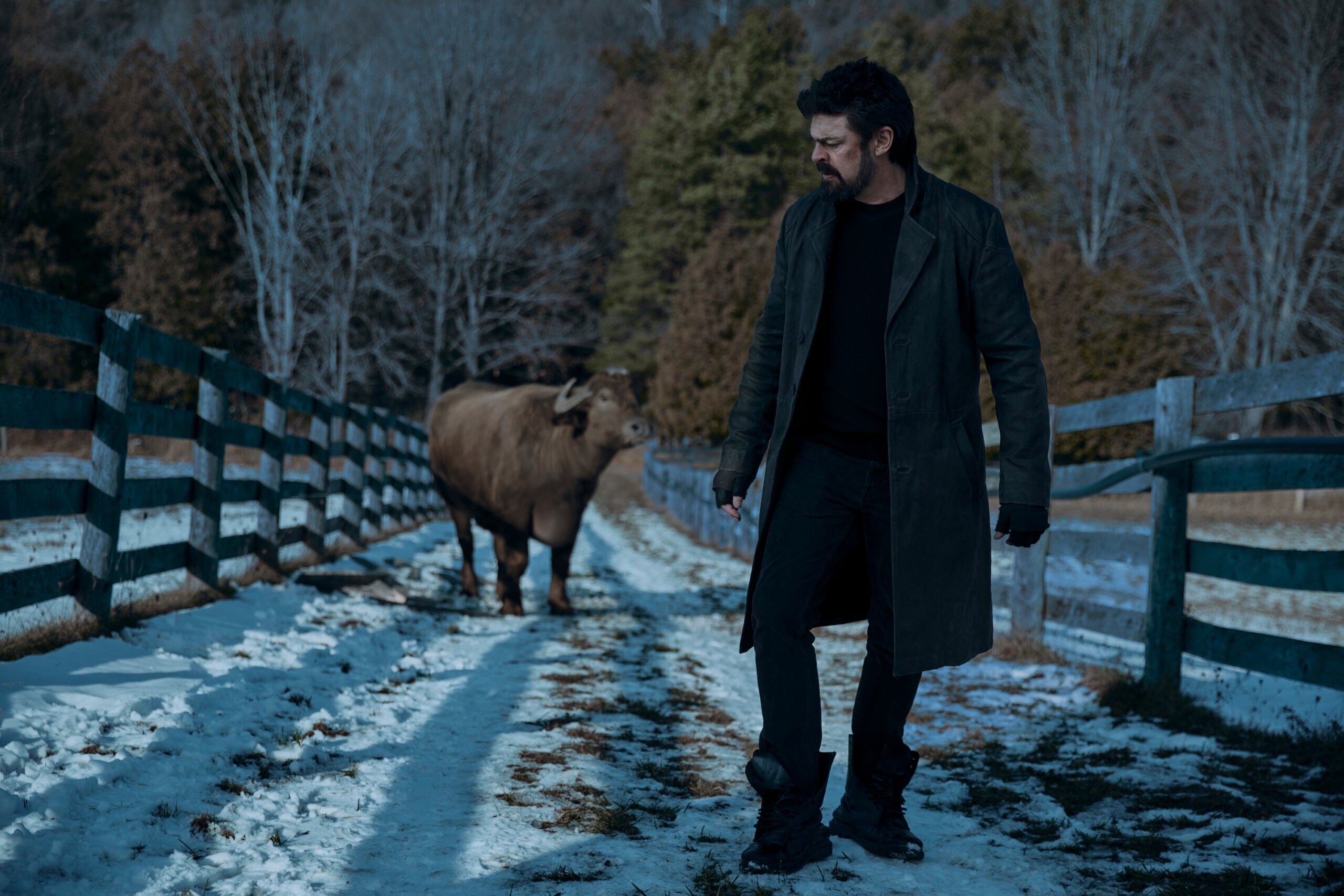 Still from The Boys Season 4 Episode 5 of Karl Urban as Billy Butcher.