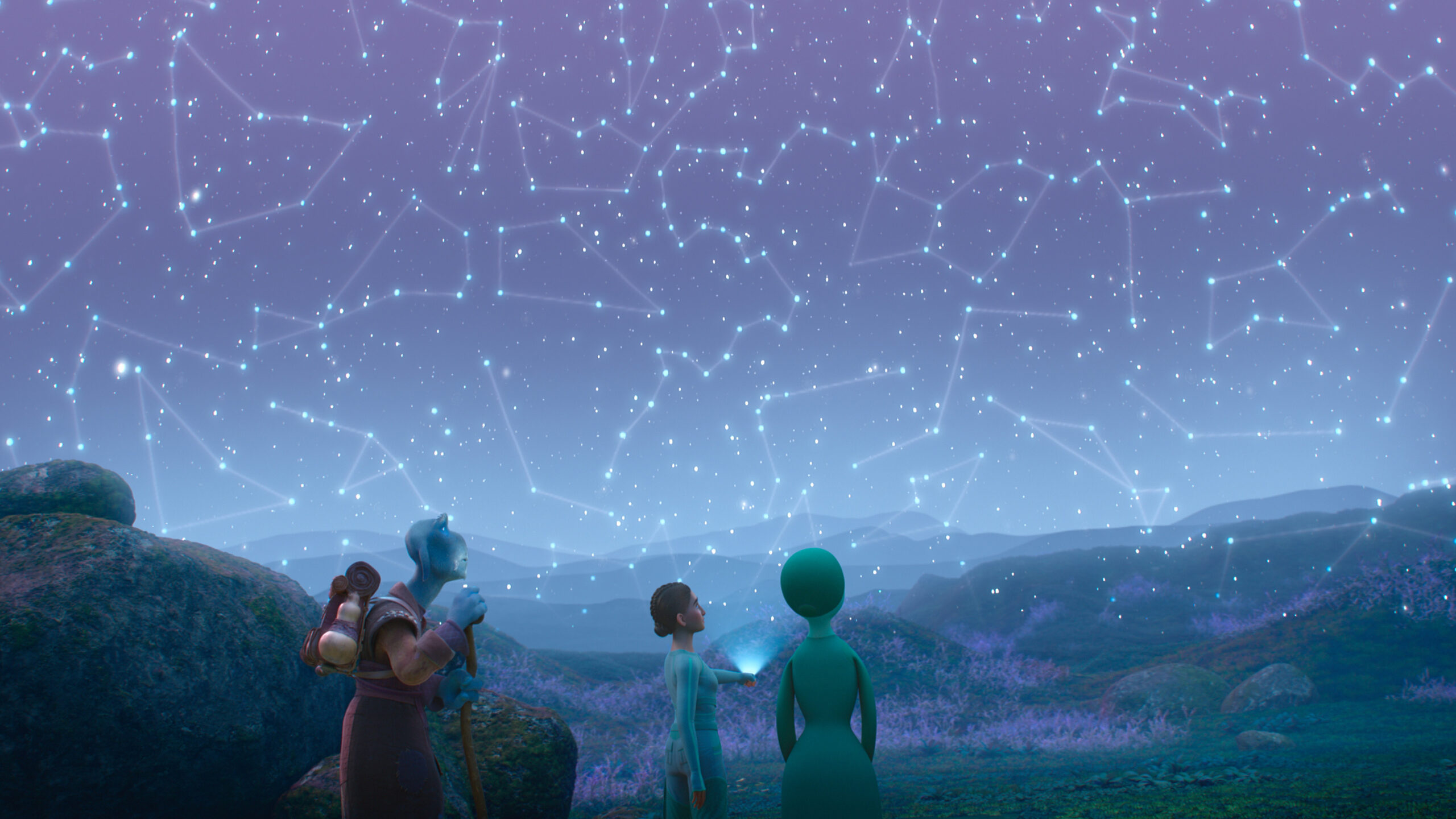 Still from WondLa Season 1 Episode 2 of Rovender, Eva, and Muthr.