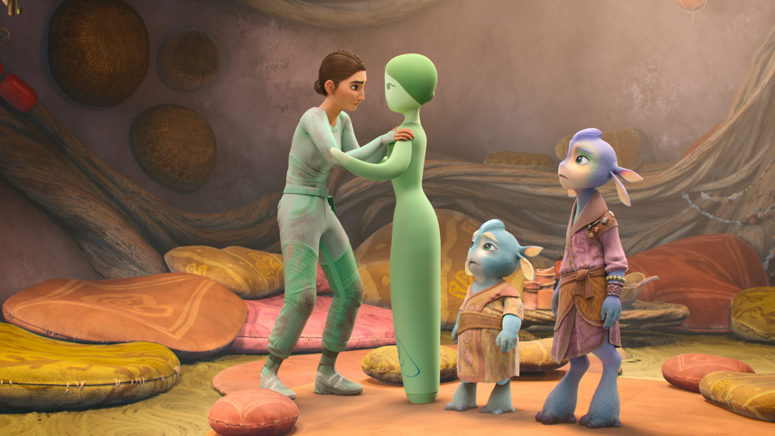 Still from WondLa Season 1 Episode 4 of Eva and Muthr