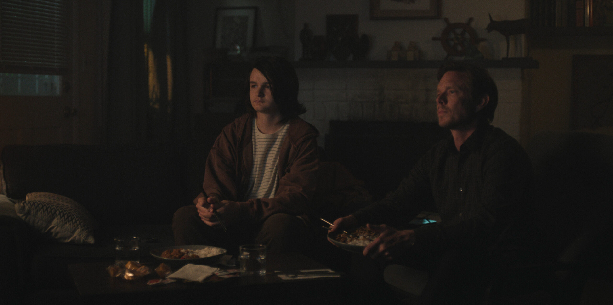 Presumed_Innocent_Photo_010807 | Tell-Tale TV Tate Birchmore and Matthew Alan sitting next to each other.