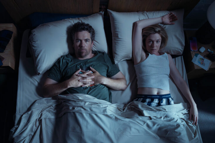 Colin From Accounts Season 2 Episode 3, "Heavy" -- Patrick Brammall as Gordon and Harriet Dyer as Ashley