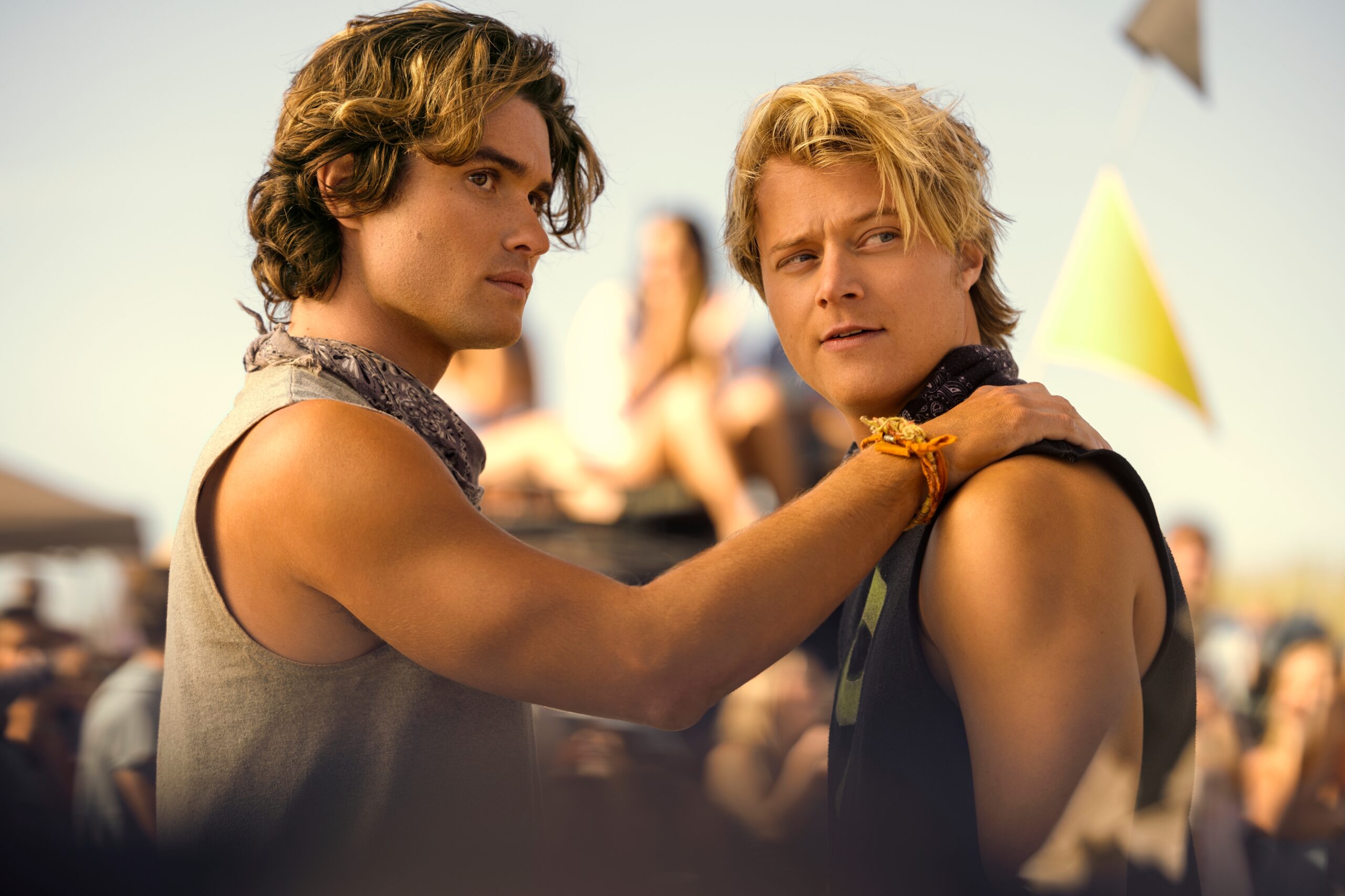 Outer Banks Season 4 Episode 1 -- Chase Stokes as John B, Rudy Pankow as JJ | Tell-Tale TV OUTERBANKS_401_Unit_10082RC