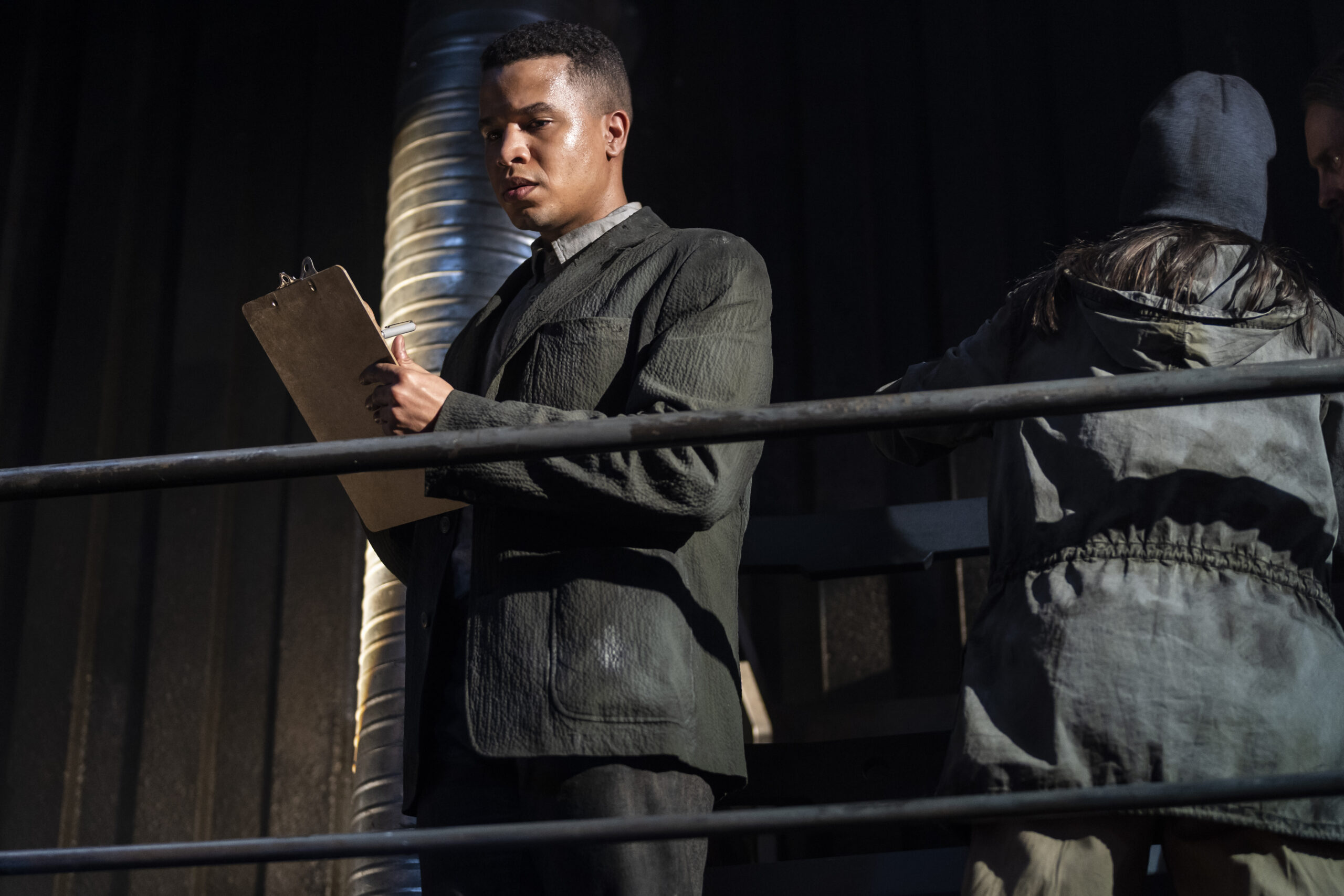 Still from Snowpiercer Season 4 Episode 3 of Ian Collins.