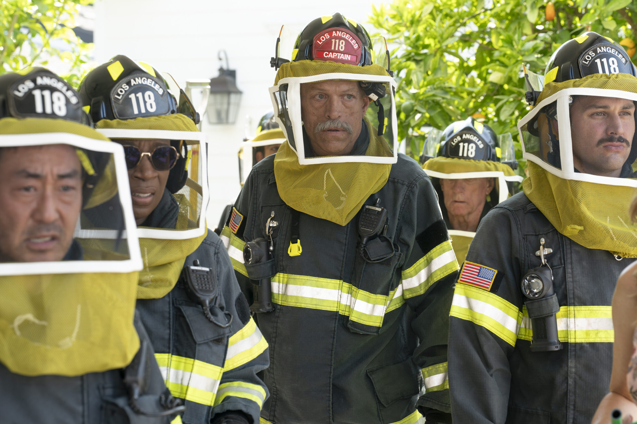 9-1-1 Season 8 Episode 1, "Buzzkill" -- KENNETH CHOI, AISHA HINDS, BRIAN THOMPSON, RYAN GUZMAN | Tell-Tale TV 9-1-1 Season 8 Episode 1, "Buzzkill" -- KENNETH CHOI, AISHA HINDS, BRIAN THOMPSON, RYAN GUZMAN