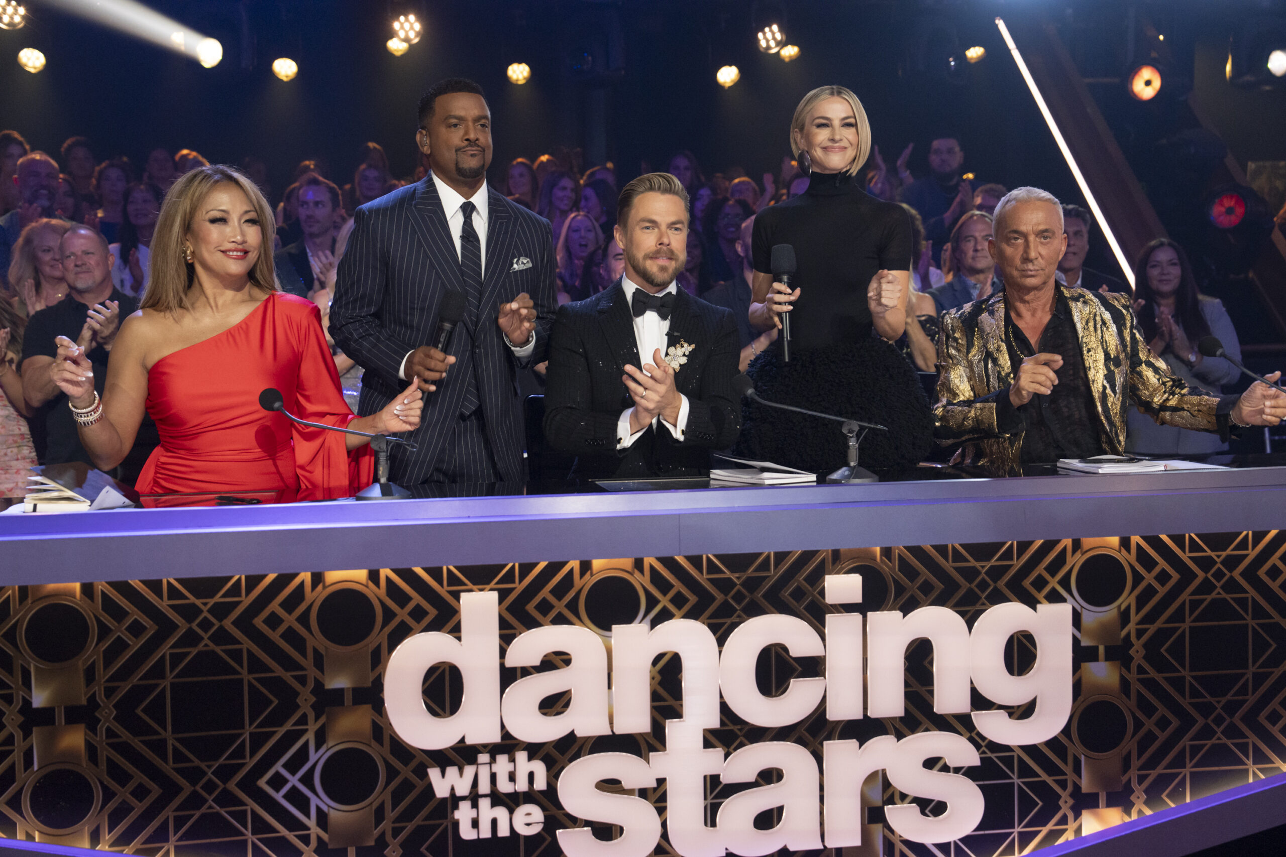 CARRIE ANN INABA, ALFONSO RIBEIRO, DEREK HOUGH, JULIANNE HOUGH, BRUNO TONIOLI | Tell-Tale TV CARRIE ANN INABA, ALFONSO RIBEIRO, DEREK HOUGH, JULIANNE HOUGH, BRUNO TONIOLI