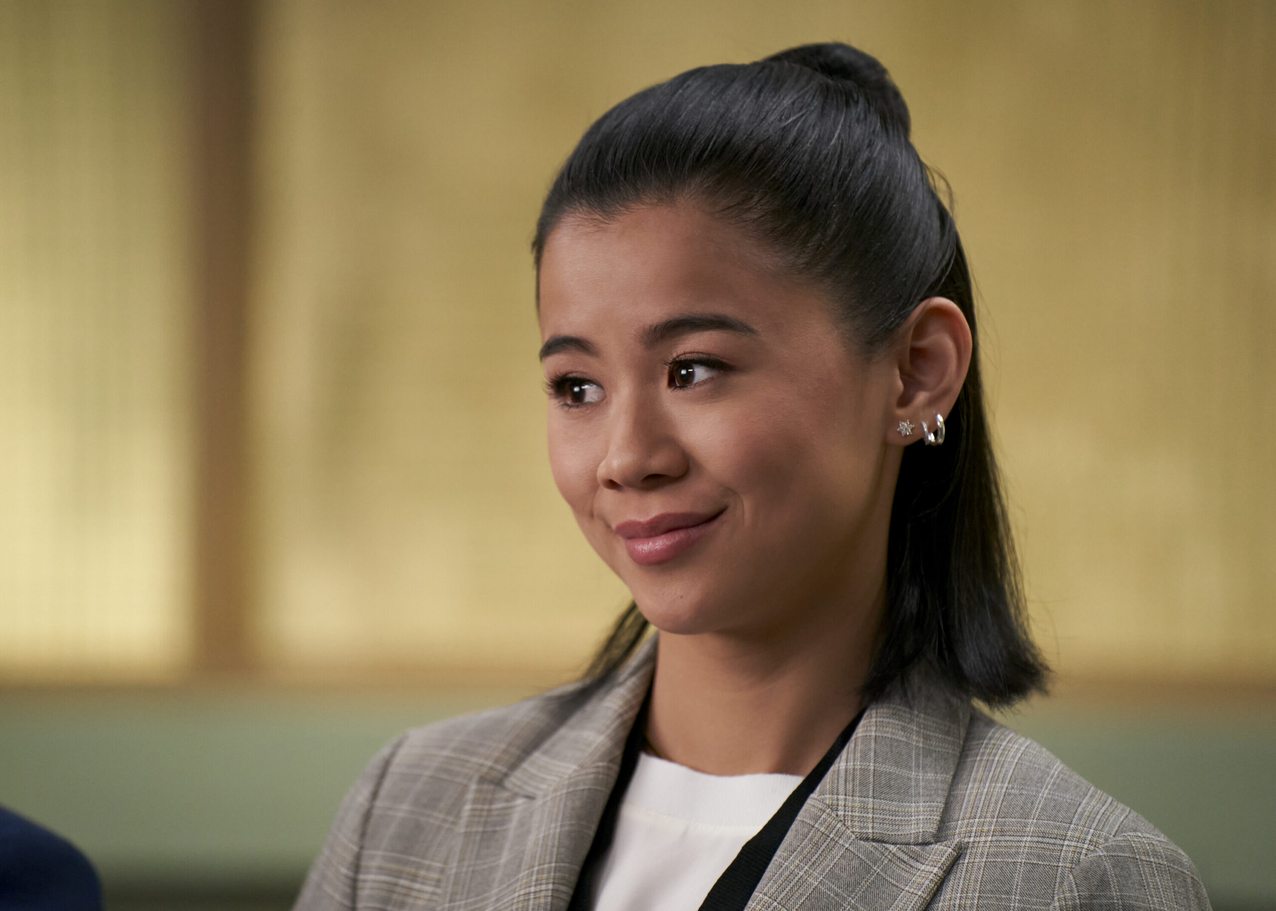 Matlock Season 1 Episode 1 - Sarah Yang | Tell-Tale TV Still from Matlock Season 1 Episode 1 of Sarah Yang as Leah Lewis.